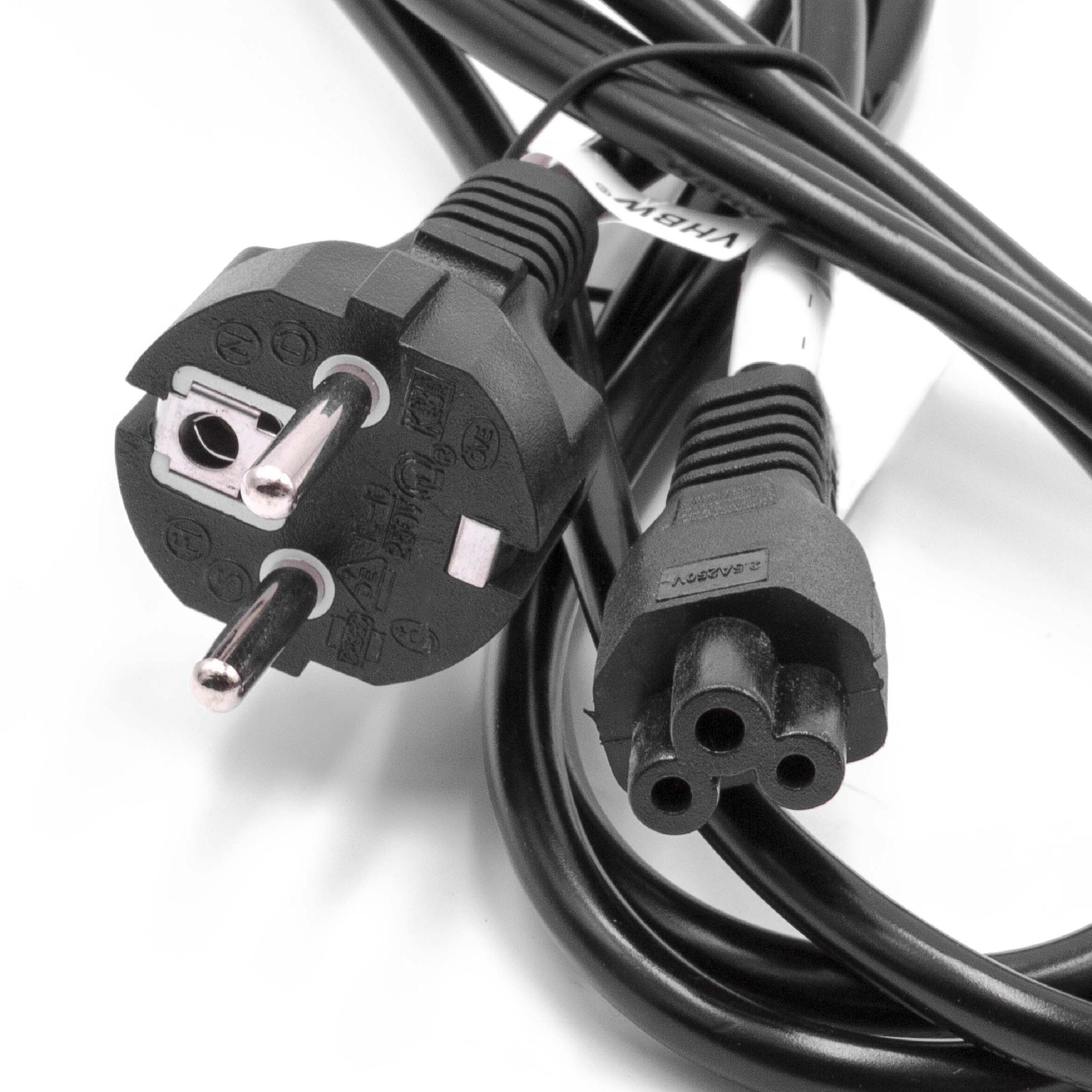 C5 Power Cable Euro Plug suitable for Robot Vacuum Cleaner - 2 m