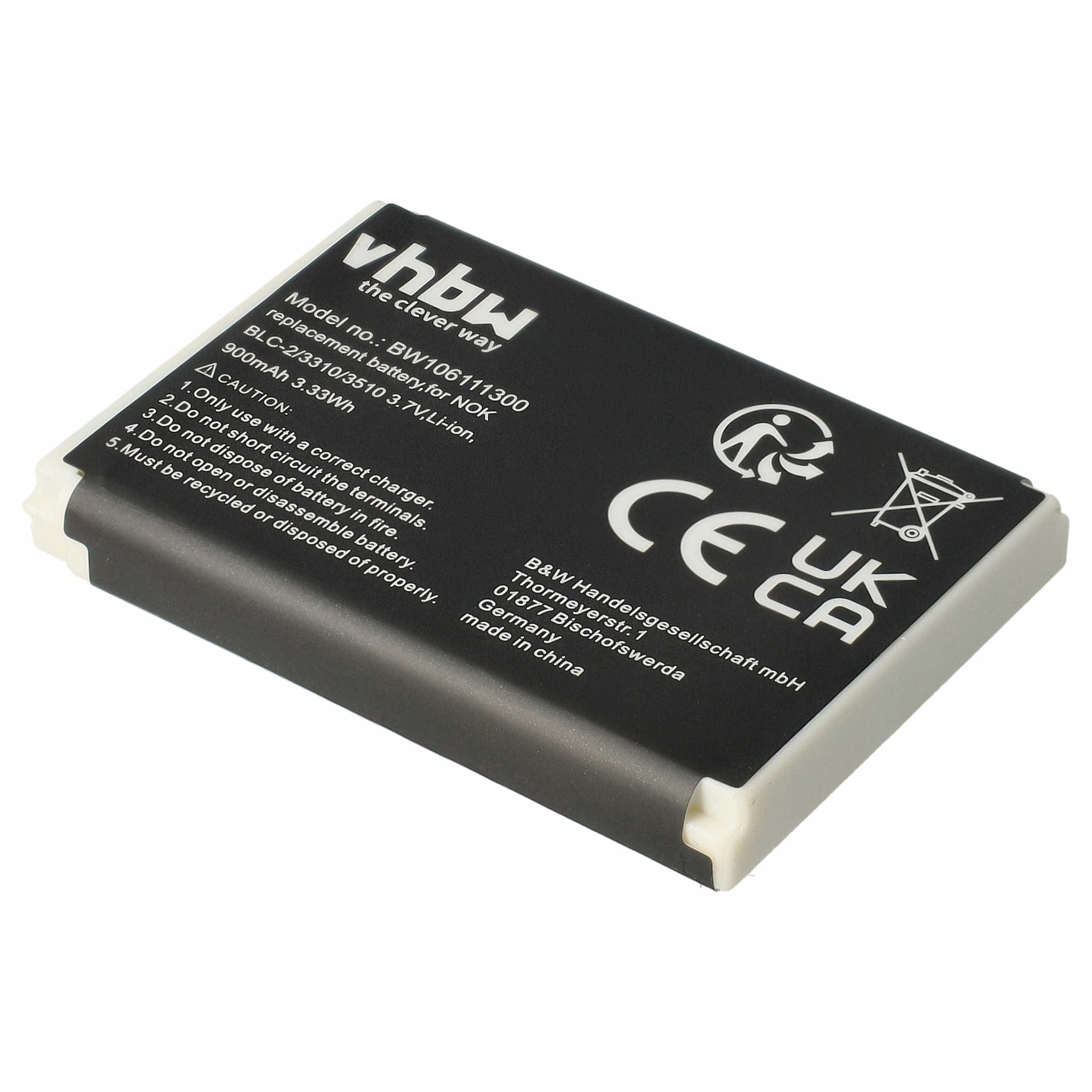 Akumulator do telefonu smartfona Nokia 3310, 3330, 3410, 3510, 5510, 6800 - 900 mAh 3,7 V Li-Ion