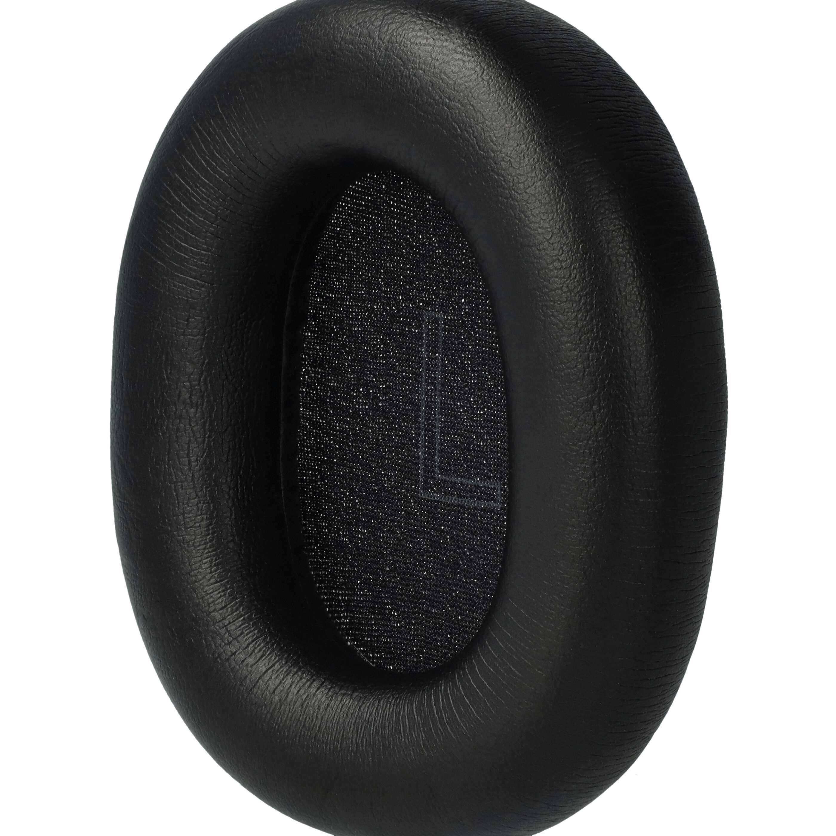2x Ohrenpolster für Technics EAH-A800 Kopfhörer u.a., 10 x 8 cm, Schwarz