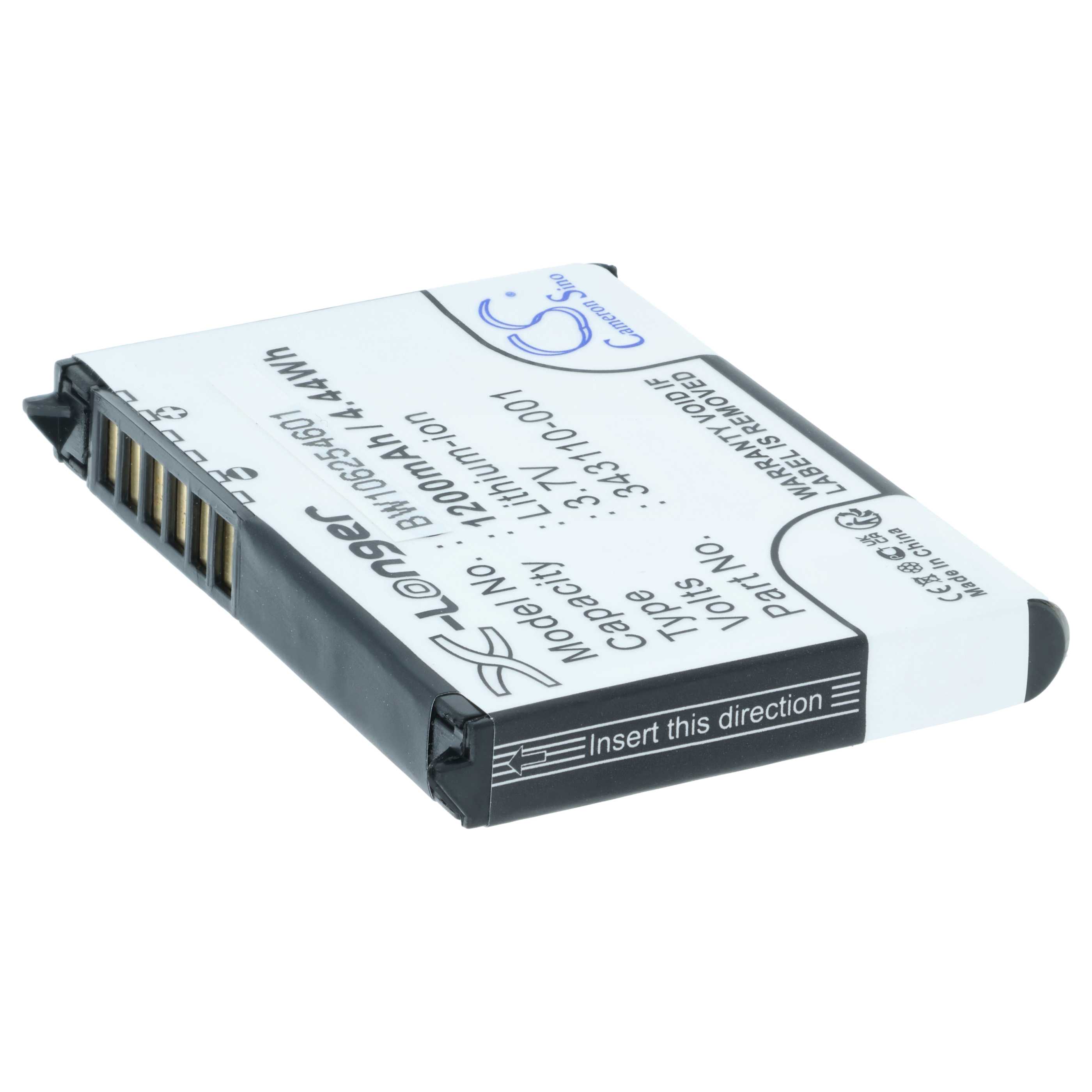 Handheld Computer Battery replaces Fujitsu Siemens PL400MB, PL400MD, PZX65, 10600405394 - 1000mAh, 3.7V