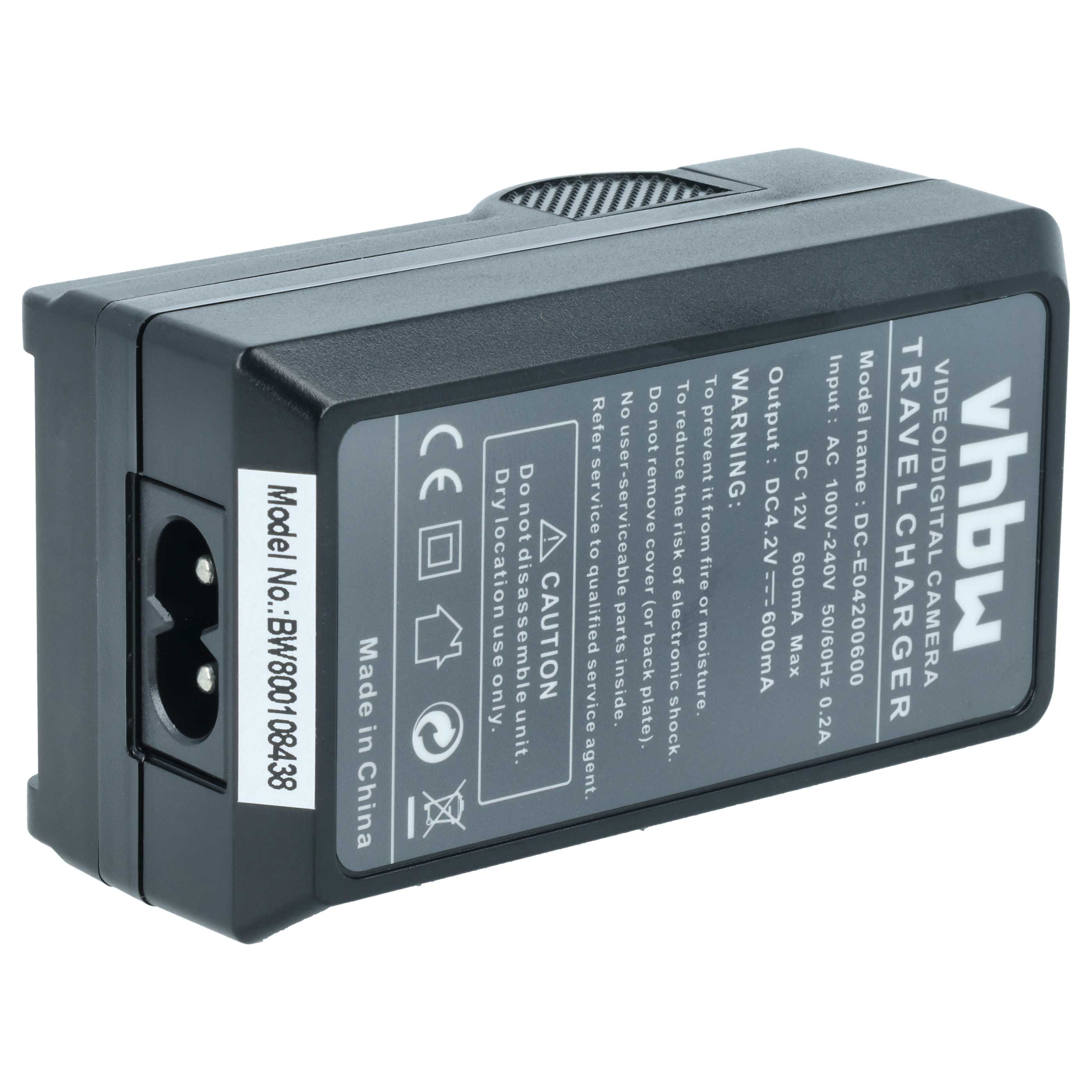 Battery Charger suitable for Canon Vixia Digital Camera - 0.6 A, 4.2 V
