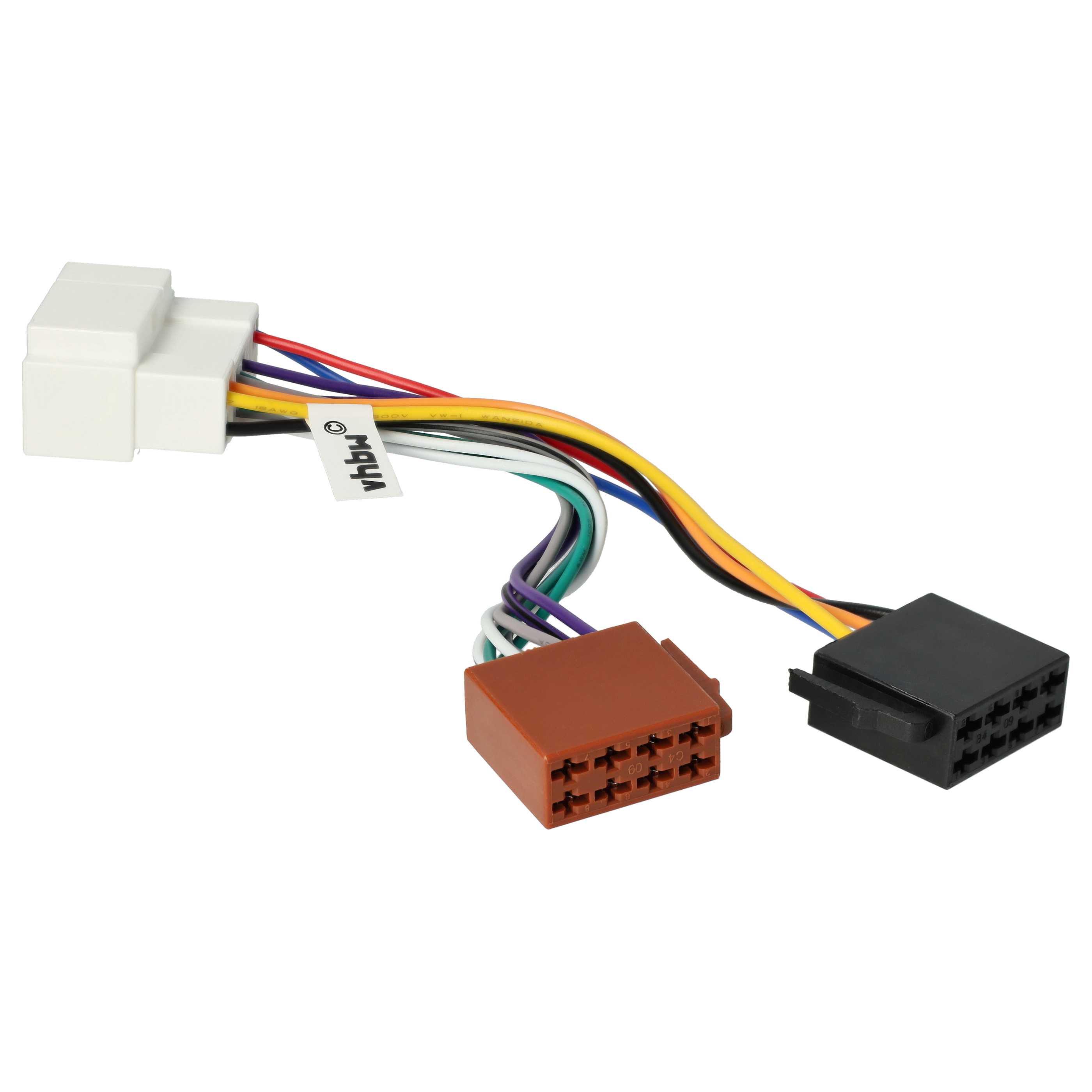 Adaptador ISO para radio de coche Honda, Fiat, Opel, Suzuki - ISO 10487 (m)