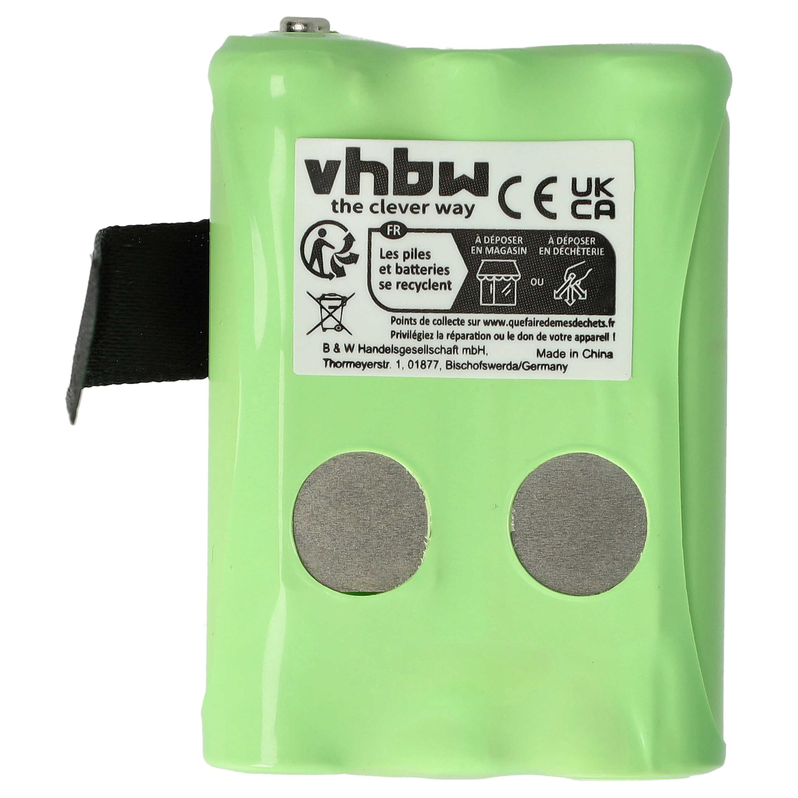 Radio 10x Battery replaces 53617, 3XCAAA, KEBT-086-B - 700 mAh 3.6 V NiMH