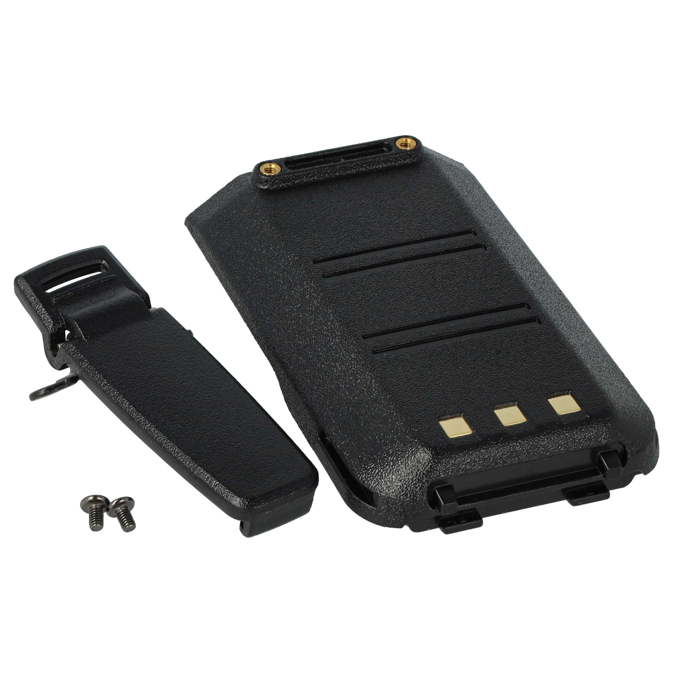 Radio Battery replaces RT3 - 2000 mAh 7.4 V Li-Ion + Belt Clip