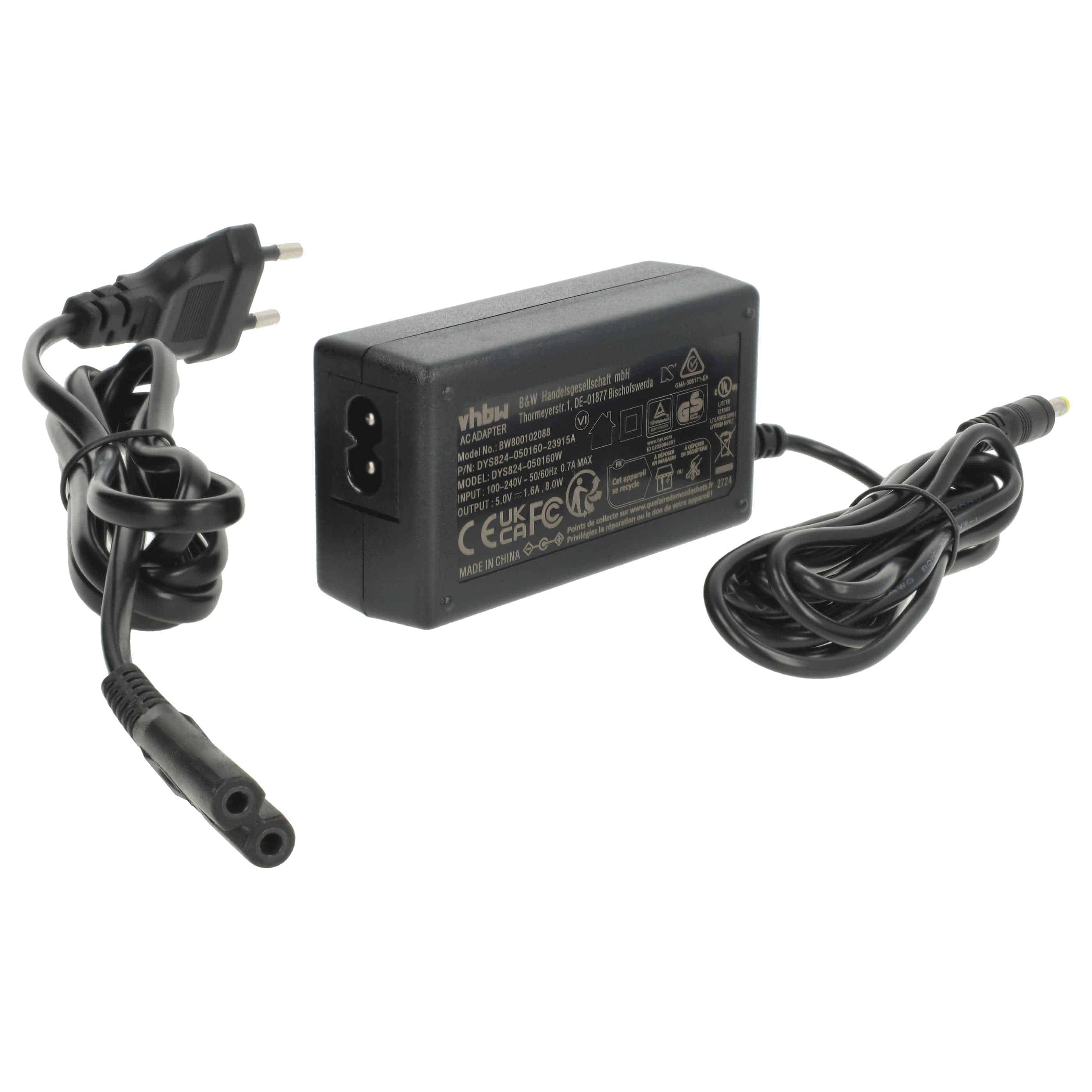 Alimentatore sostituisce Panasonic VSK0712 per fotocamera Panasonic , 2m, 1,6A