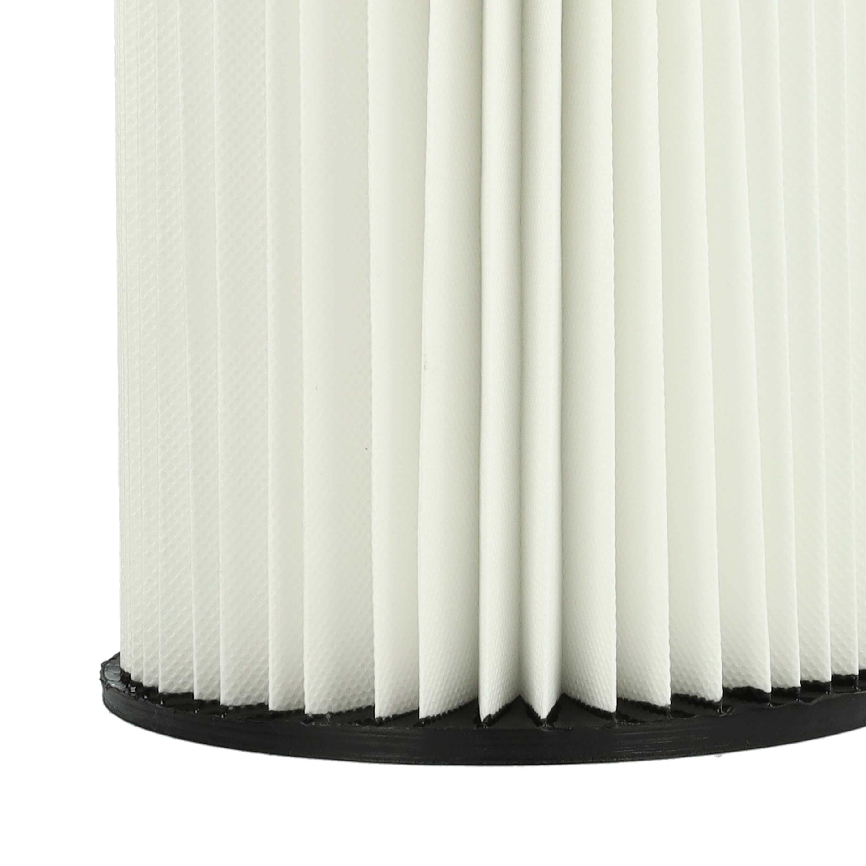 4x Filterround filter replaces Dirt Devil 8106-01 for Royal Vacuum Cleaner, black / white