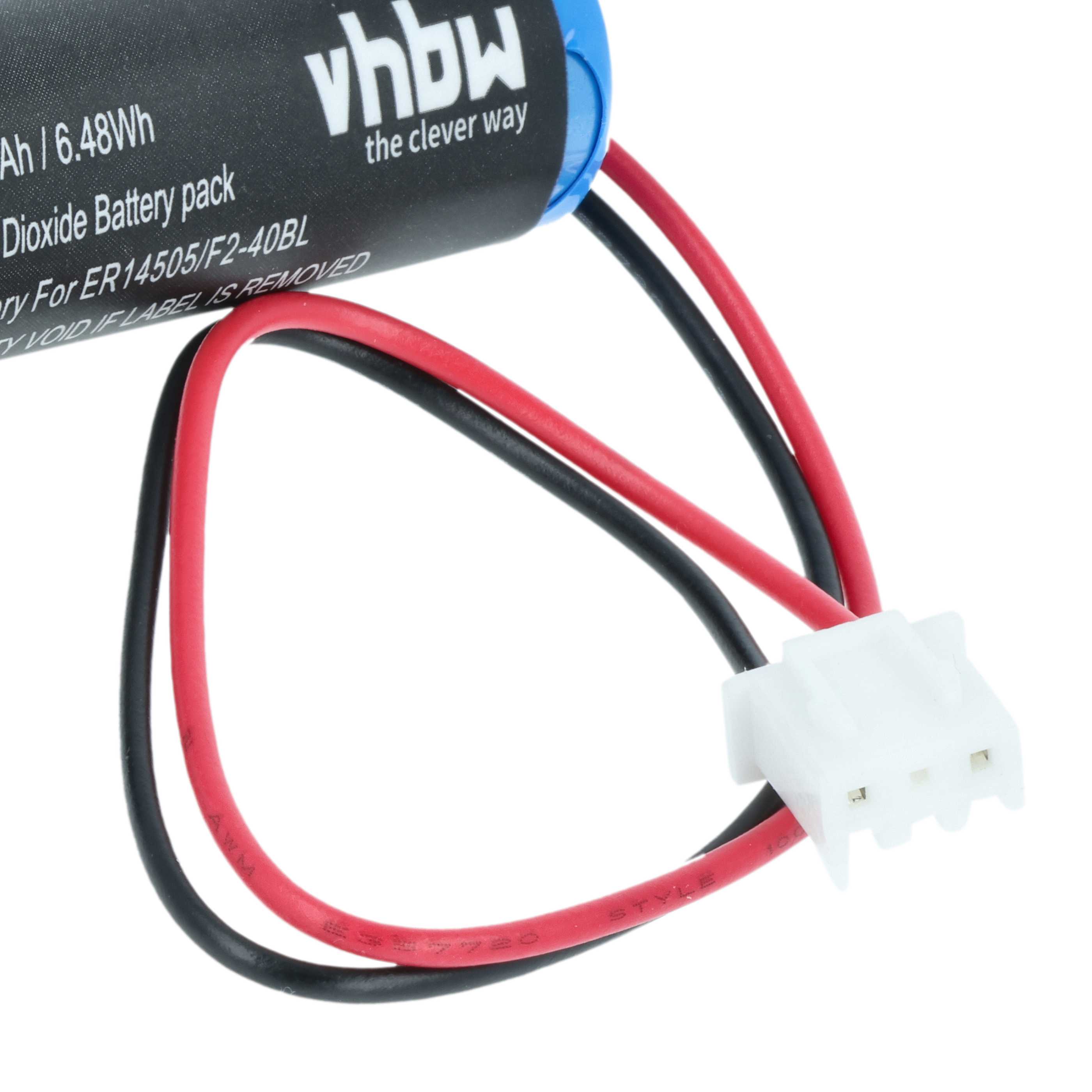 Bateria do PLC programowalnego sterownika zamiennik Mitsubishi F2-40BL, FX2N-48M - 1800 mAh 3,6 V Li-SOCl2