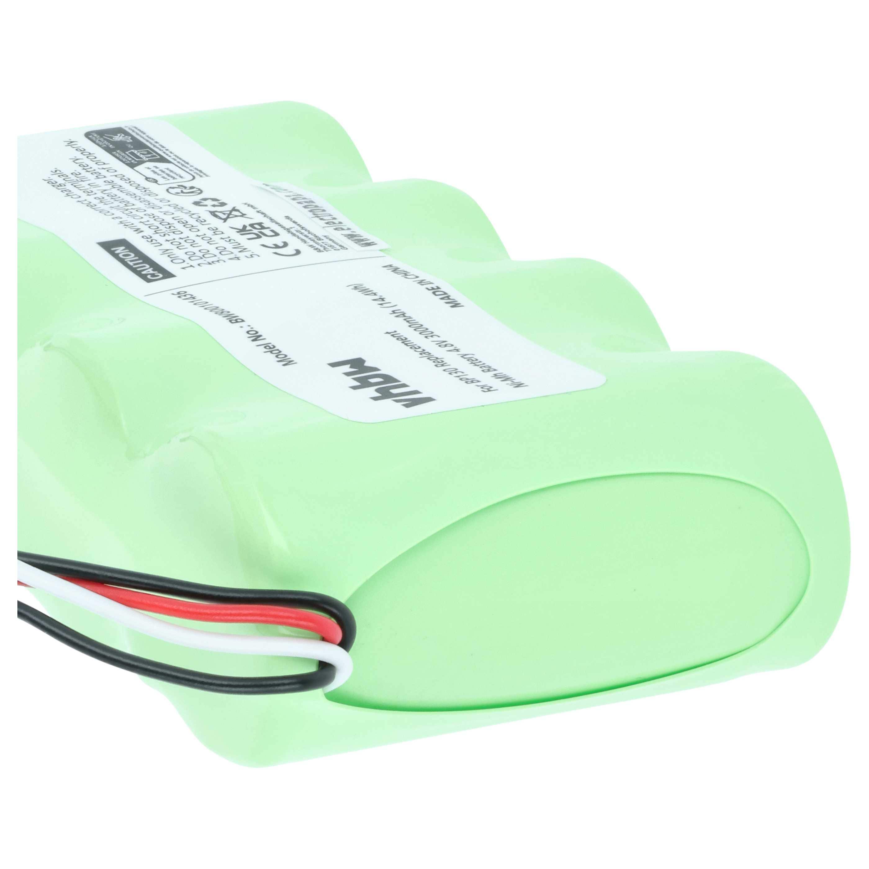 Batería reemplaza BP-130, BP130 para dispositivo medición (3000 mAh, 4,8 V, NiMH)