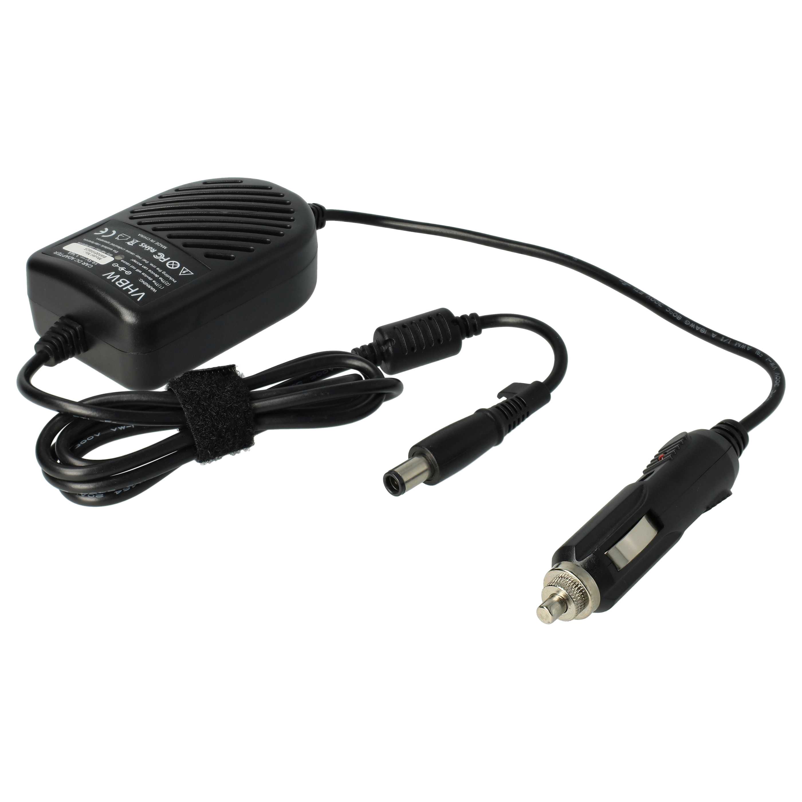 Vehicle Charger replaces Dell 0RM805, 0F266, 310-2862, 0RM809, 09T215, 02H098, 310-3399 for Notebook - 3.34 A