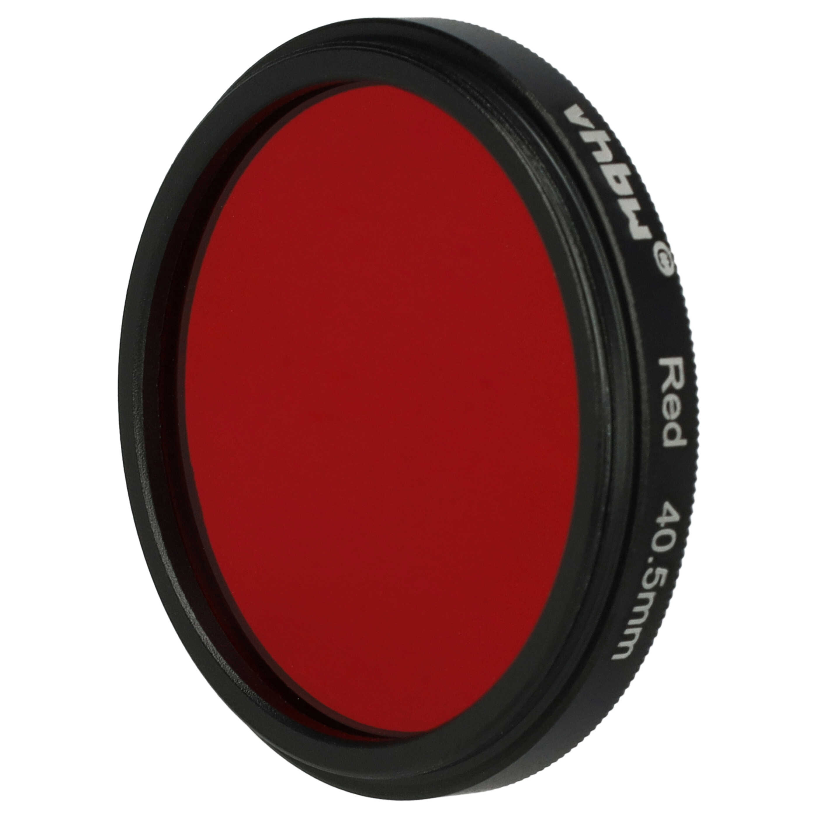 Filtr fotograficzny na obiektywy z gwintem 40,5 mm - filtr czerwony
