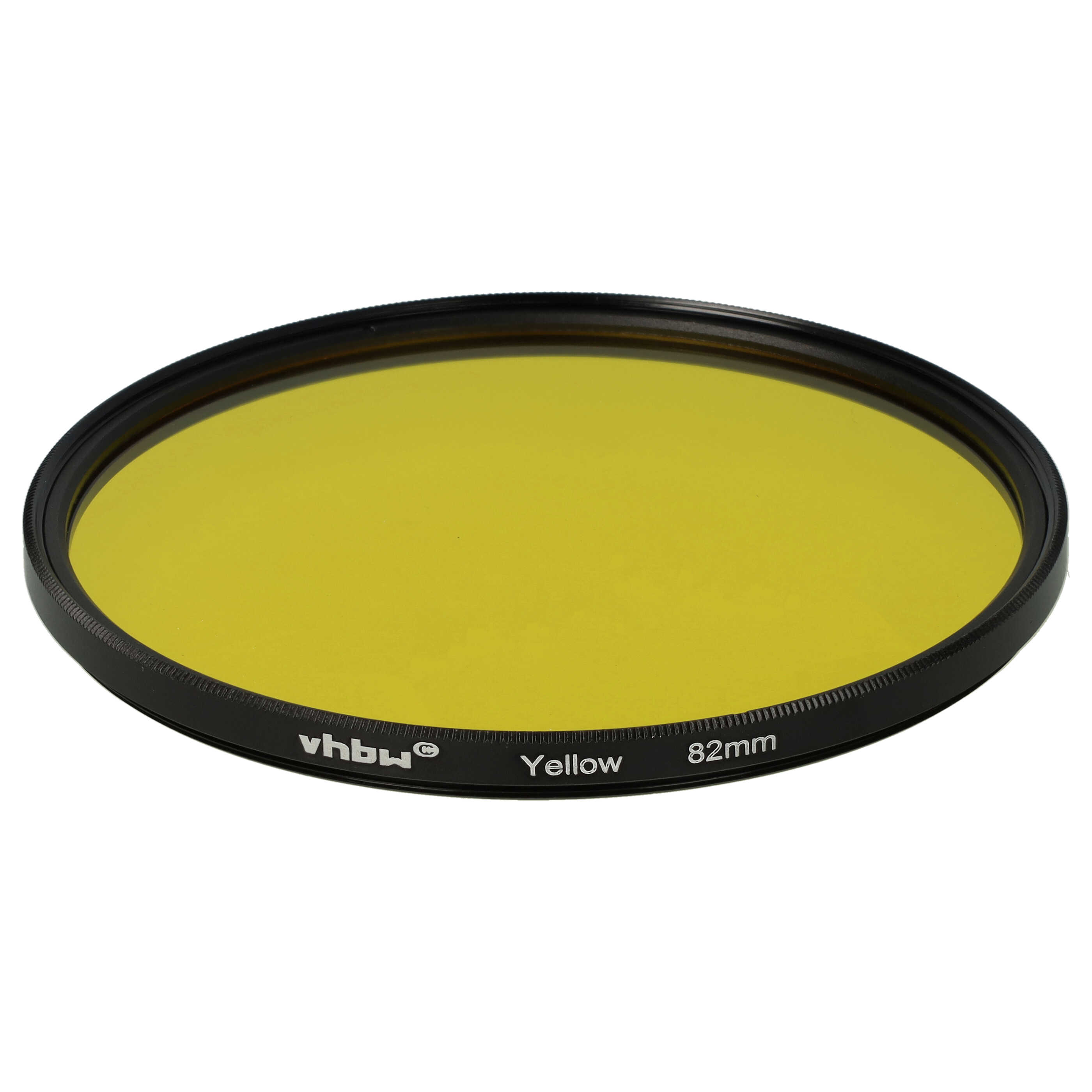 Farbfilter gelb passend für Kamera Objektive mit 82 mm Filtergewinde - Gelbfilter