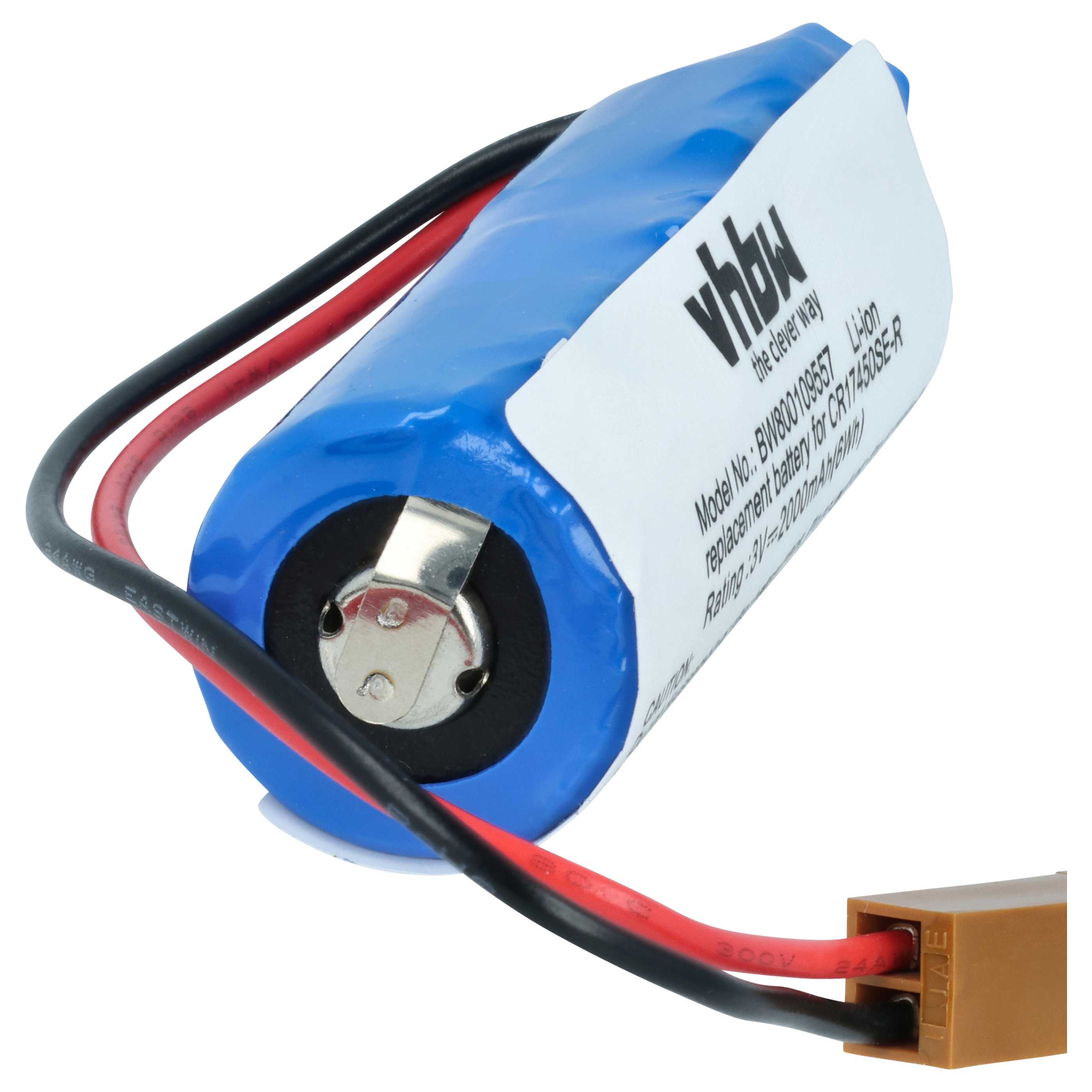 Industrial Controller 5x Battery replaces A02B0200K102, A02B-0200-K102, CR17450ER-CX - 2000mAh 3V Li-Ion