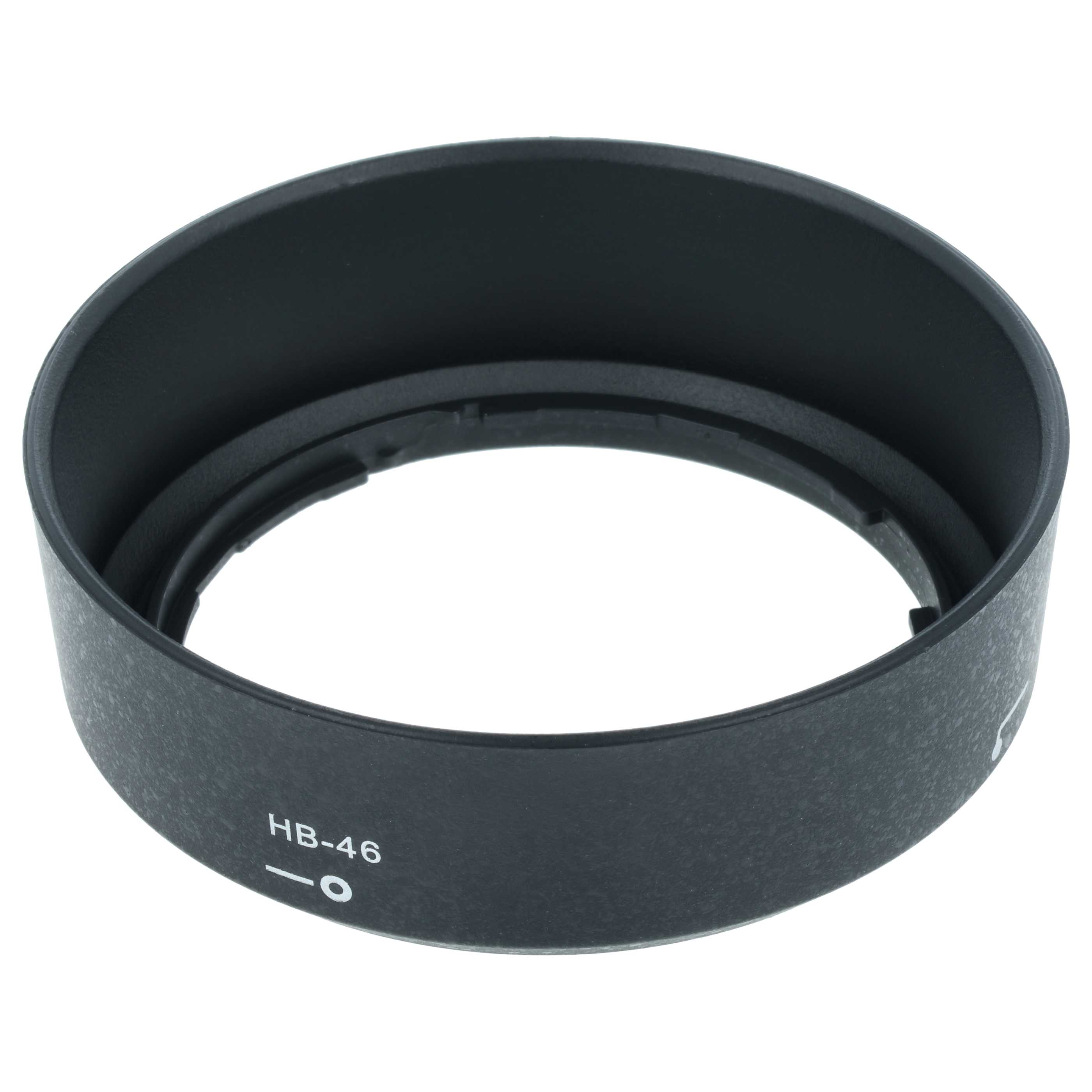 Lens Hood replaces Nikon HB-46 for Nikon Lens with 52 mm Diameter, plastic, black