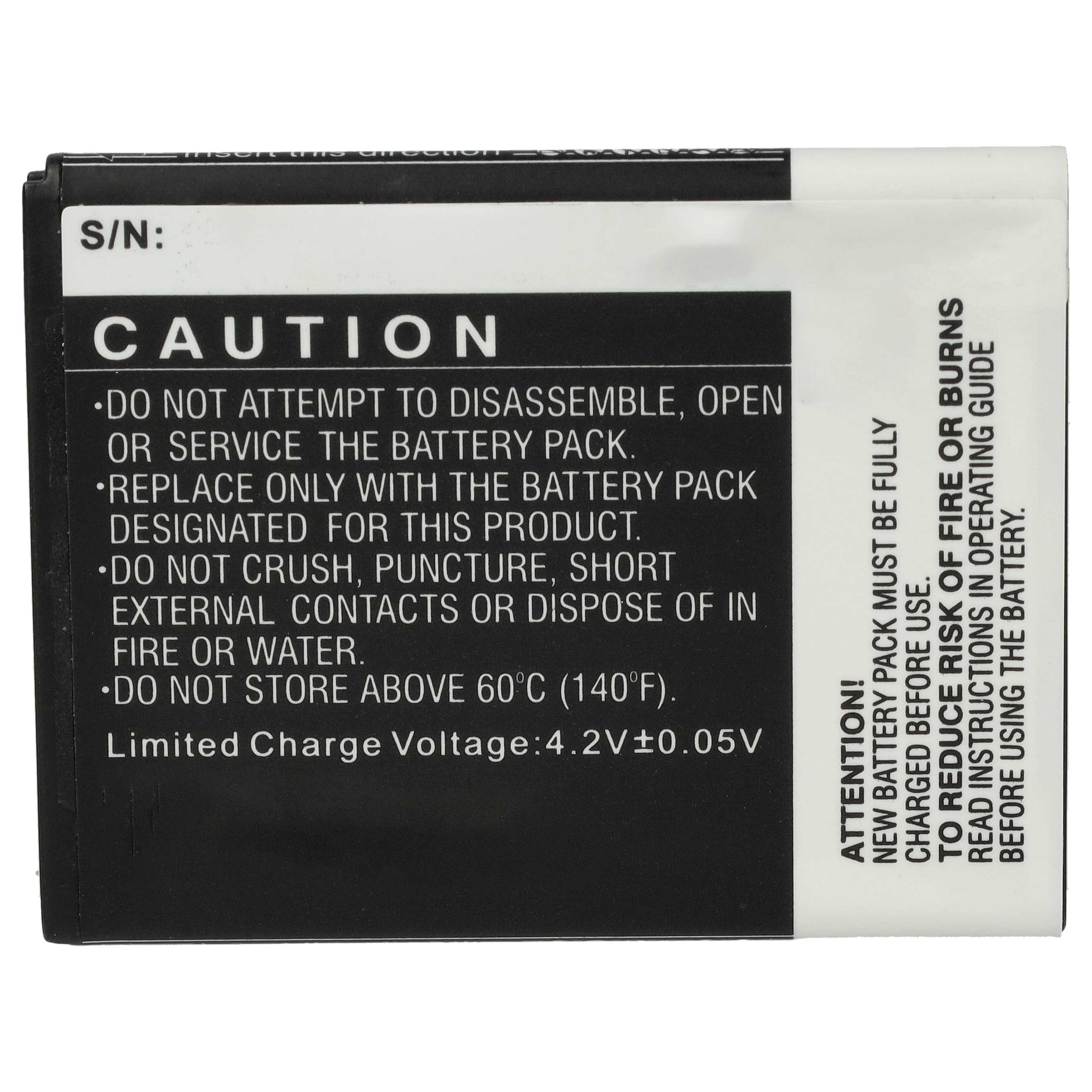 Mobile Phone Battery Replacement for Samsung EB484659VA, EB484659VABSTD, EB484659VU - 1500 mAh 3.7 V Li-Ion