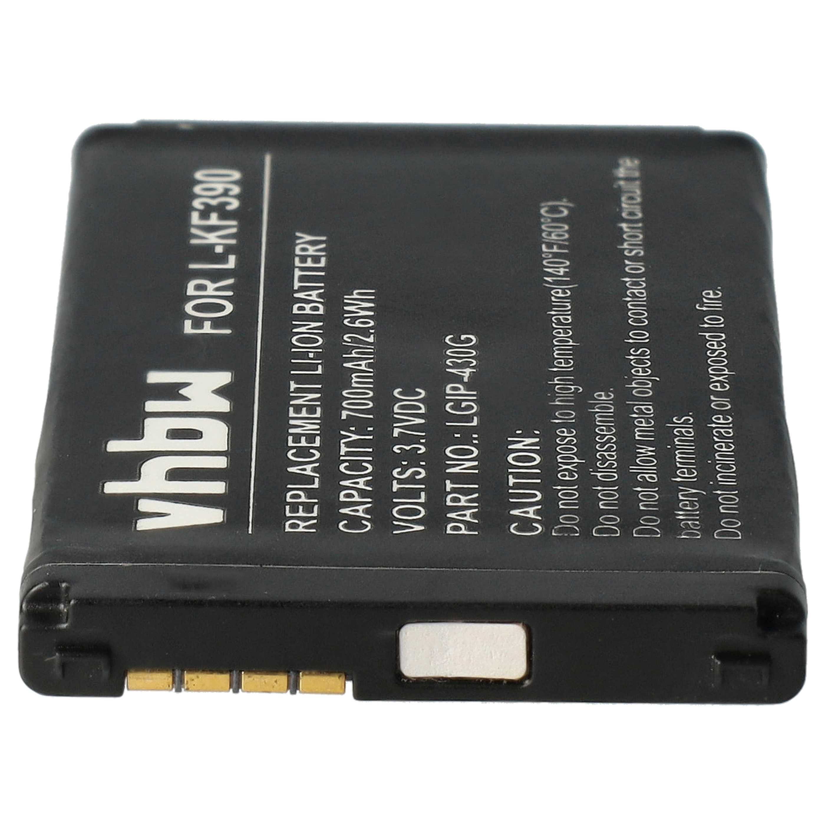 Mobile Phone Battery Replacement for LG IP-430G - 700 mAh 3.7 V Li-Ion