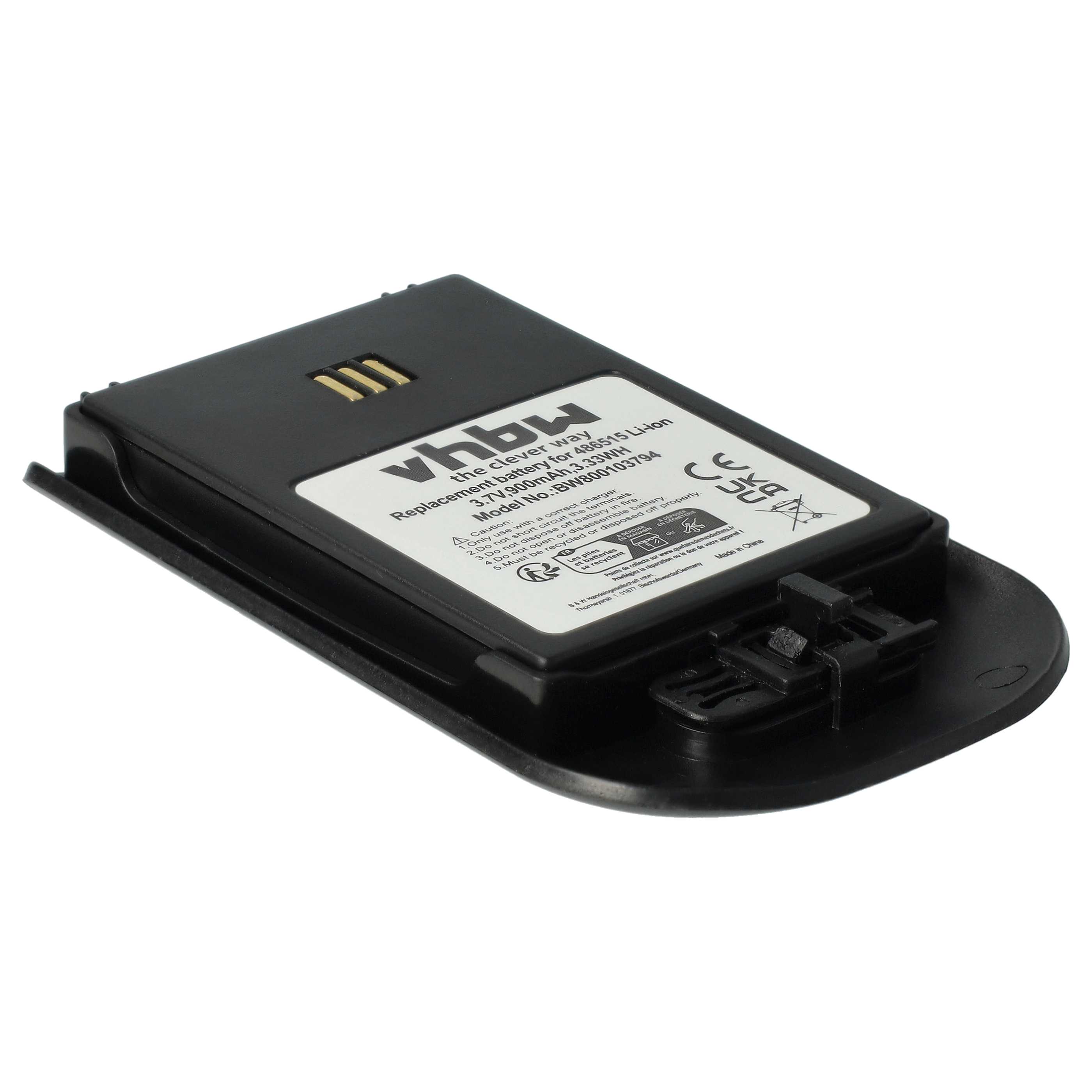 5x Batteries remplace Alcatel 3BN78404AA pour téléphone Ericsson - 900mAh 3,7V Li-ion