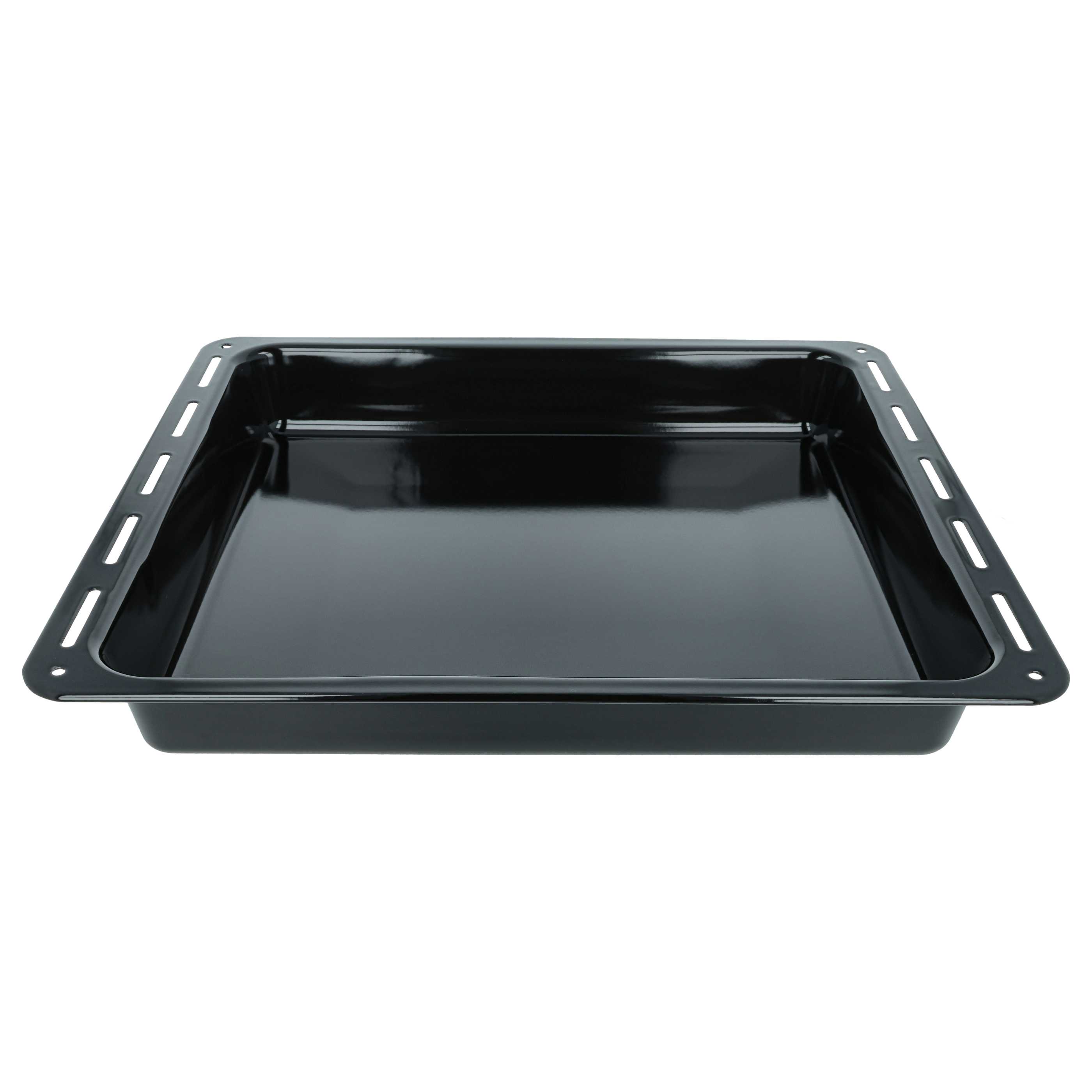 Leccarda universale sostituisce AEG 3423981020 per forni Zanussi - 42,2 x 37,5 x 6 cm, antiaderente nero
