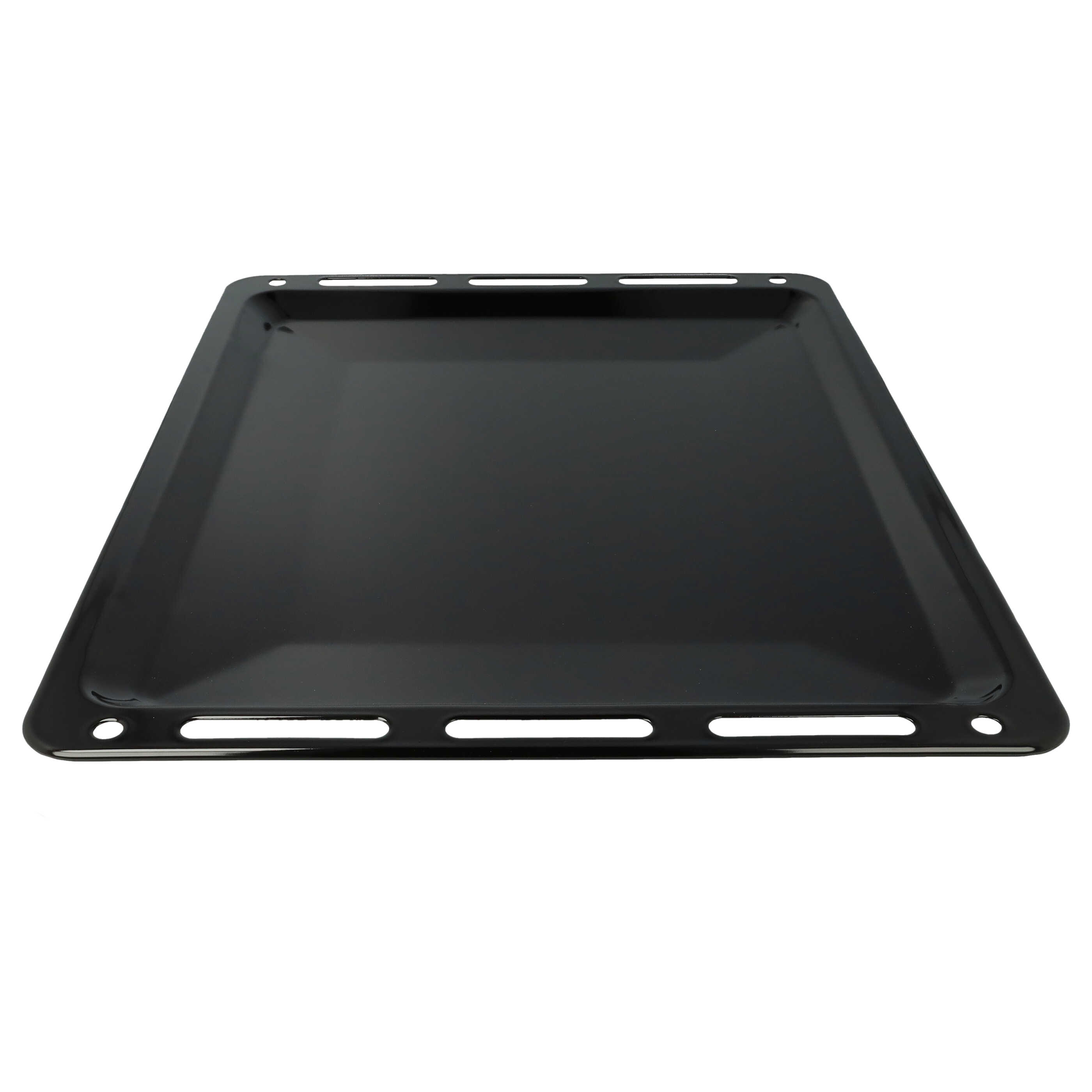 Bandeja de horno reemplaza Bosch 1101433, 11029050 - 45,5 x 36,4 x 2 cm, antiadherente, esmaltado negro