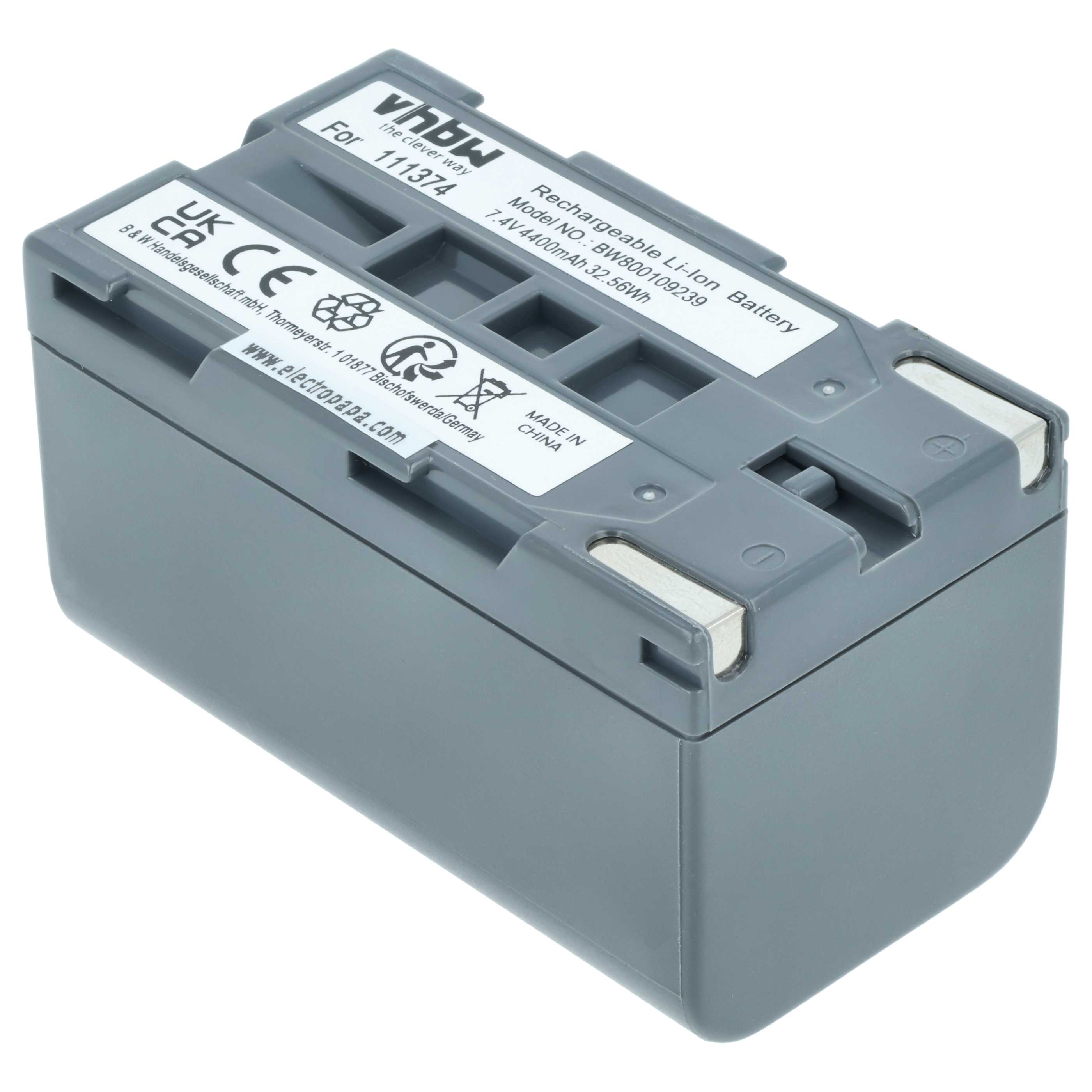 Messtechnik-Akku als Ersatz für 111374 für AshTech - 4400mAh 7,4V Li-Ion