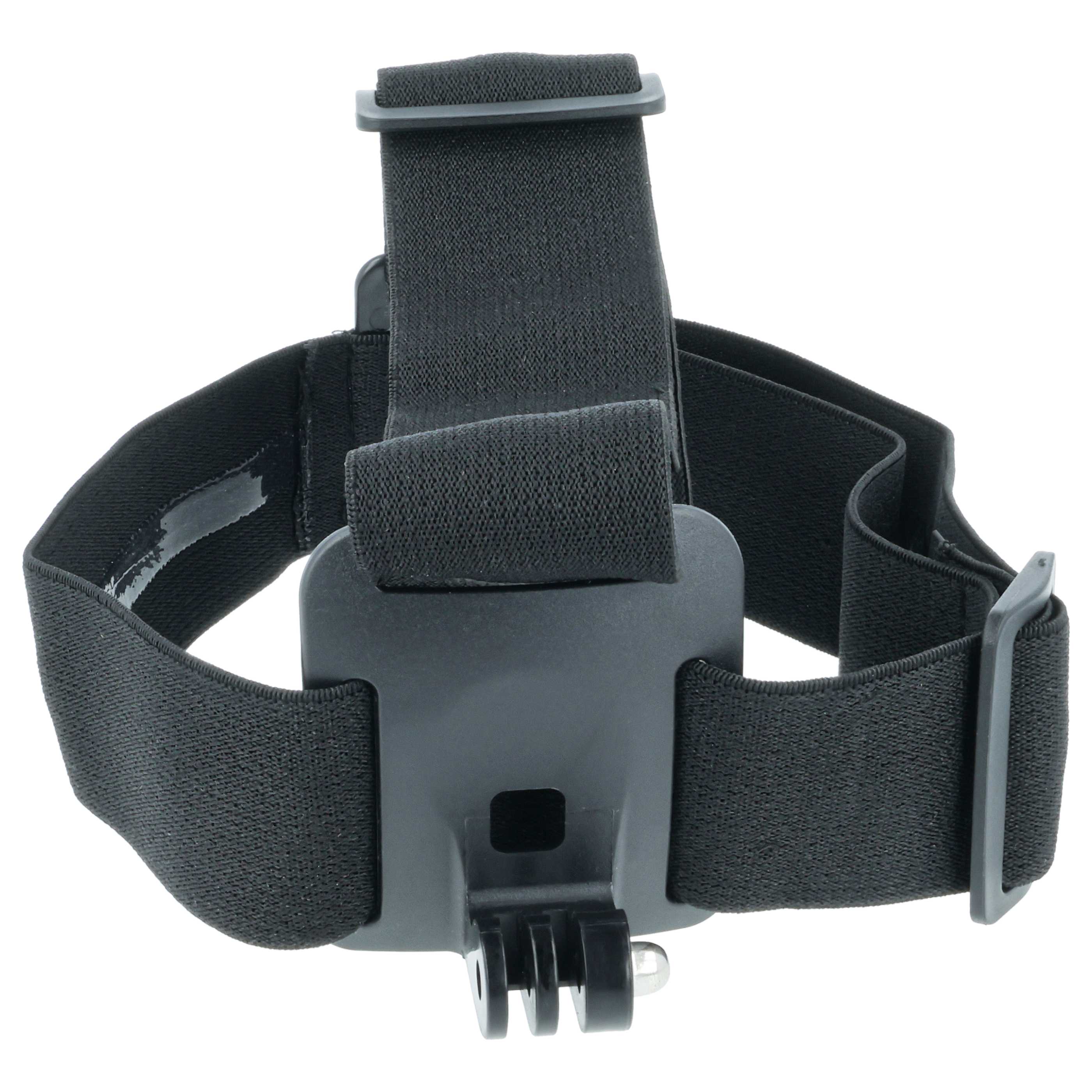 Kopfband passend für Garmin, GoPro Hero Action-Cam u.a. - Mit Antirutschbeschichtung, Schwarz