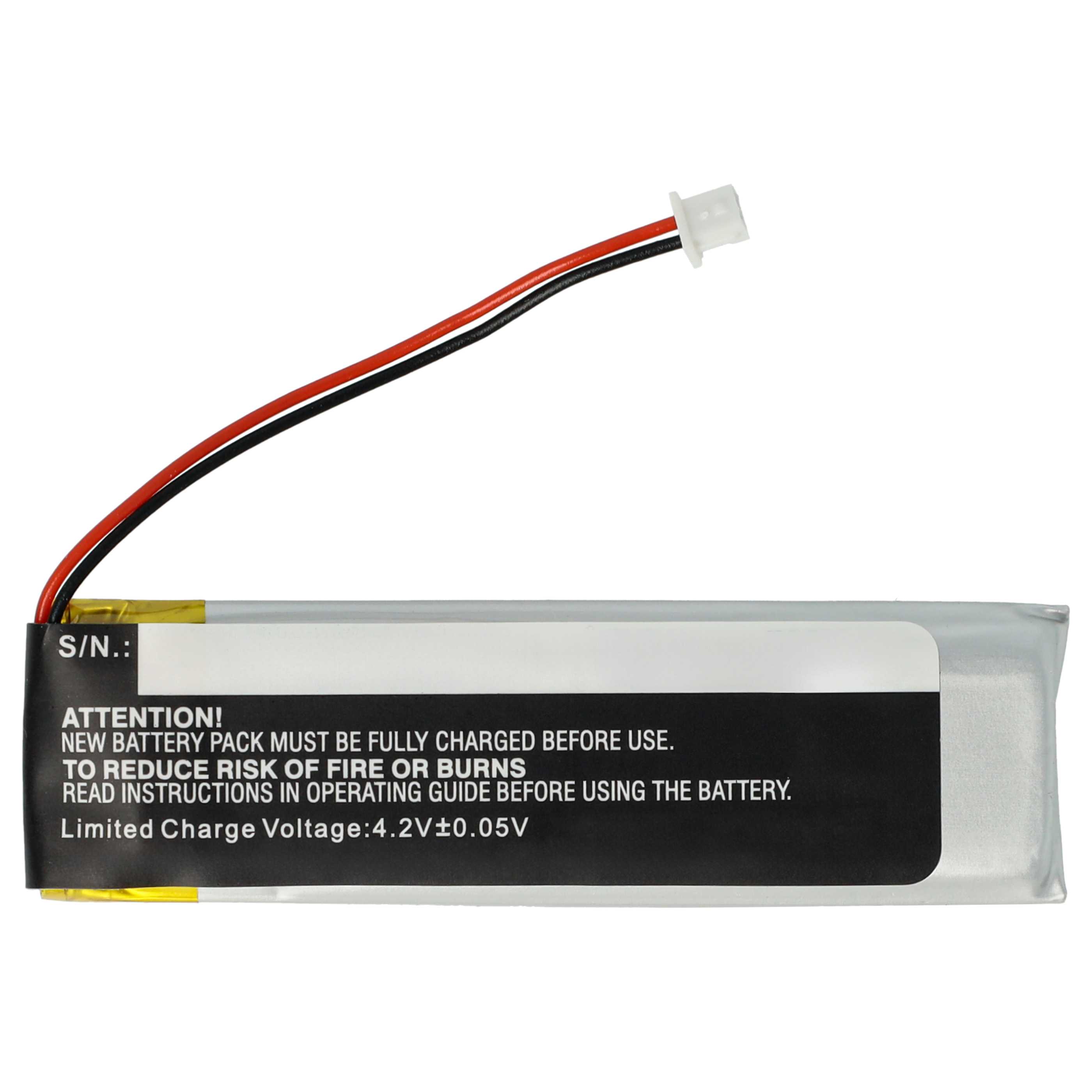 Wireless Headset Battery (2 Units) Replacement for Midland 752068PL - 950 mAh 3.7 V Li-polymer