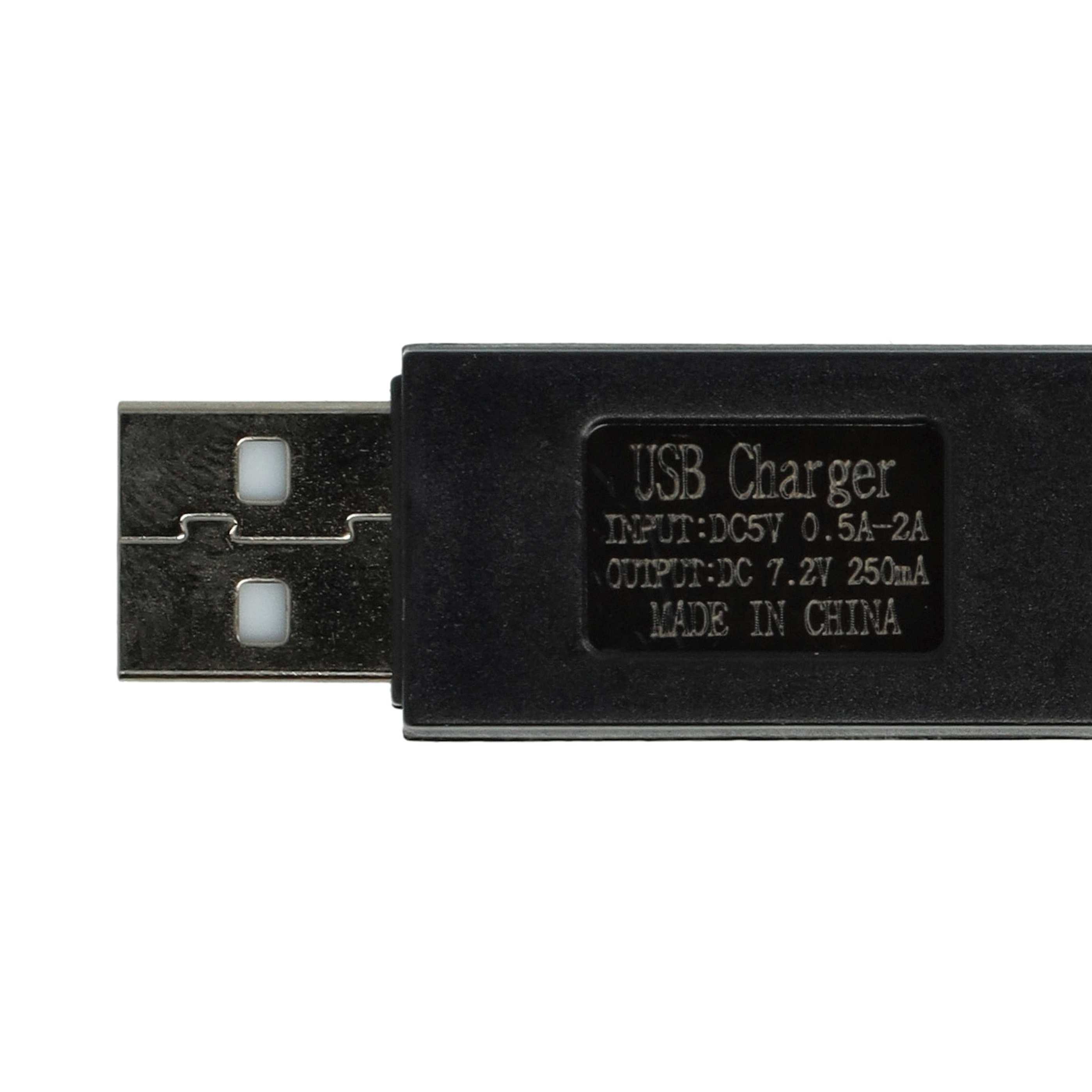 ChargeurUSB pour batterie JST, modélisme RC - 60 cm 7,2 V