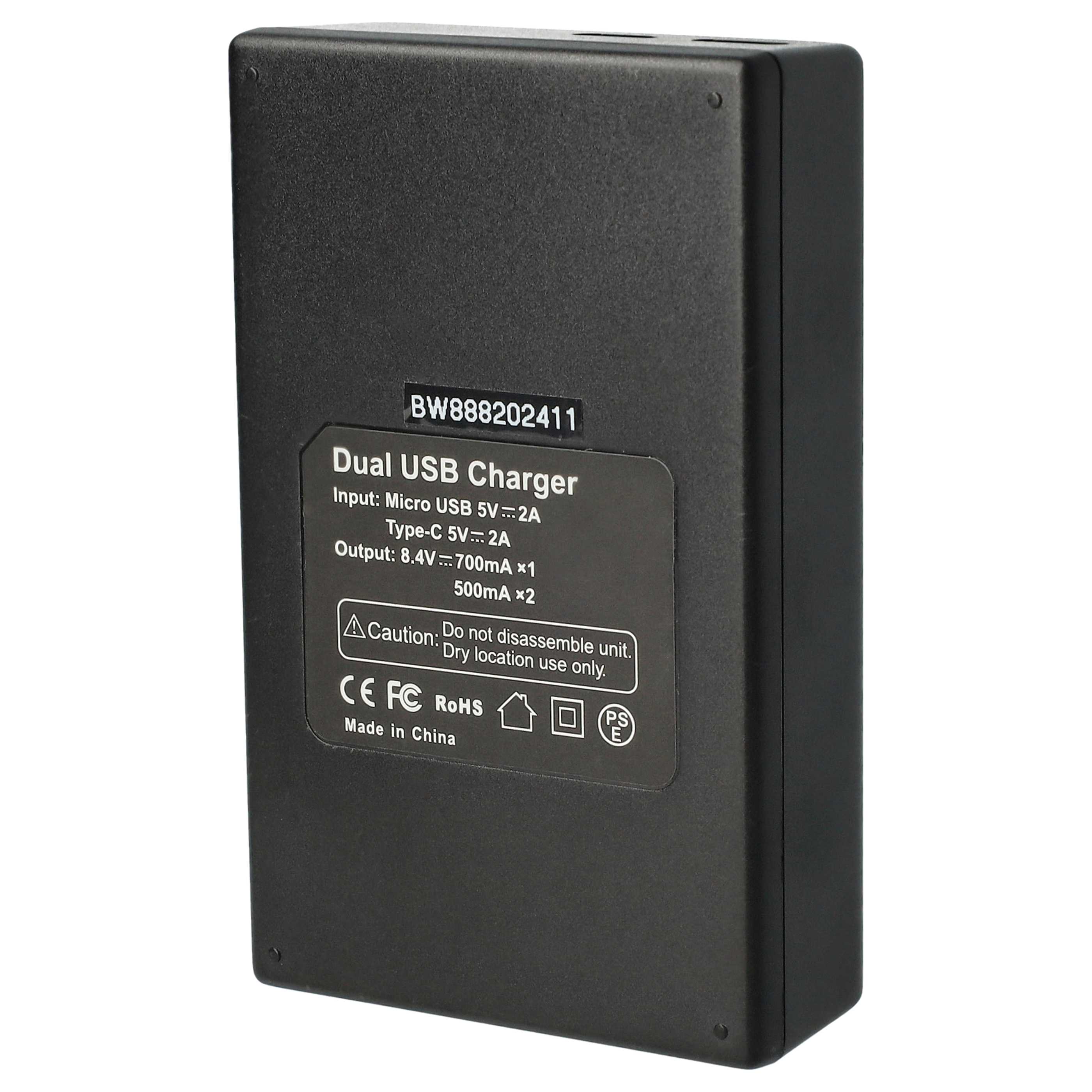 Battery Charger replaces Canon LC-E12 suitable for Canon LP-E12 Camera etc. - 0.5 A, 8.4 V