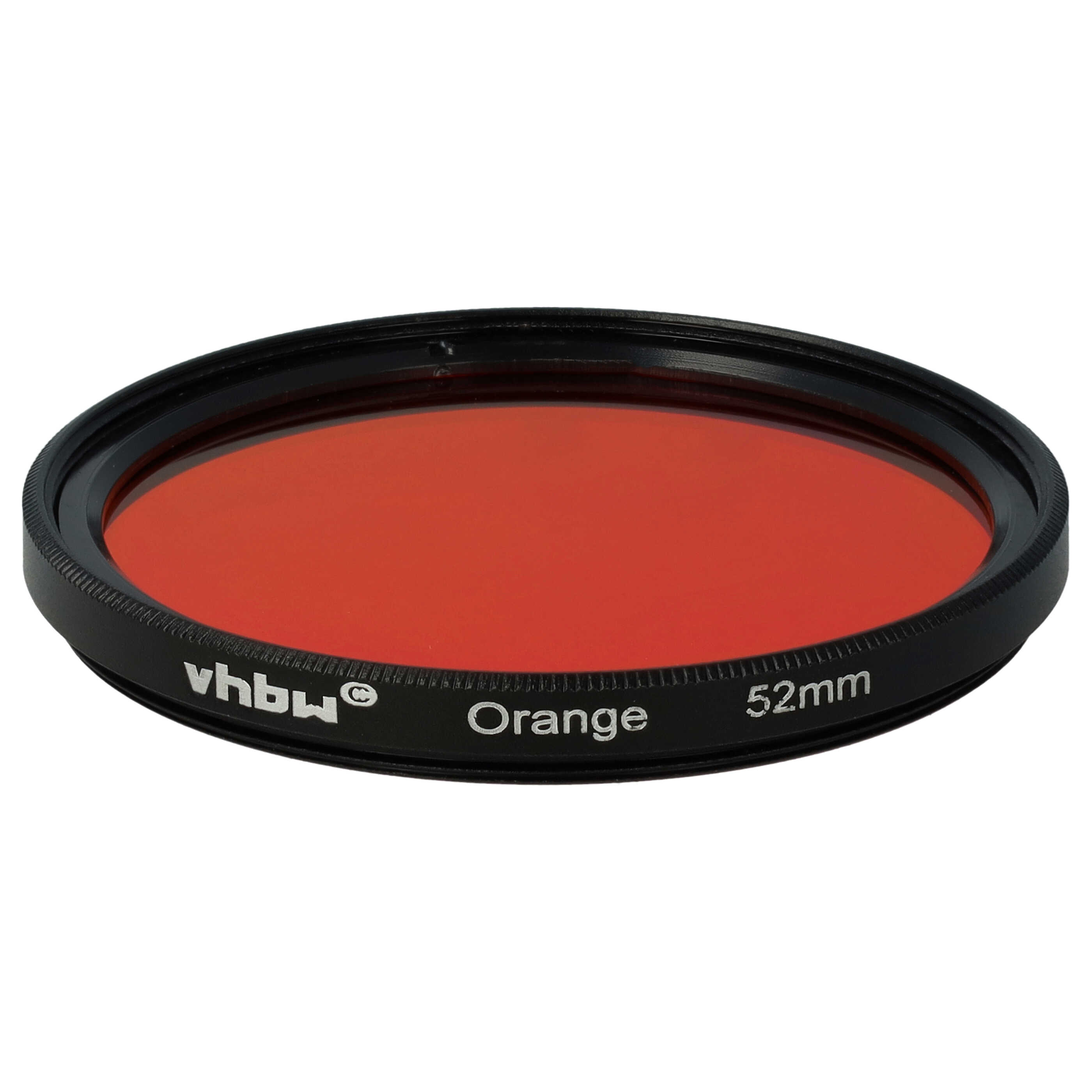 Filtre de couleur orange pour objectifs d'appareils photo de 52 mm - Filtre orange