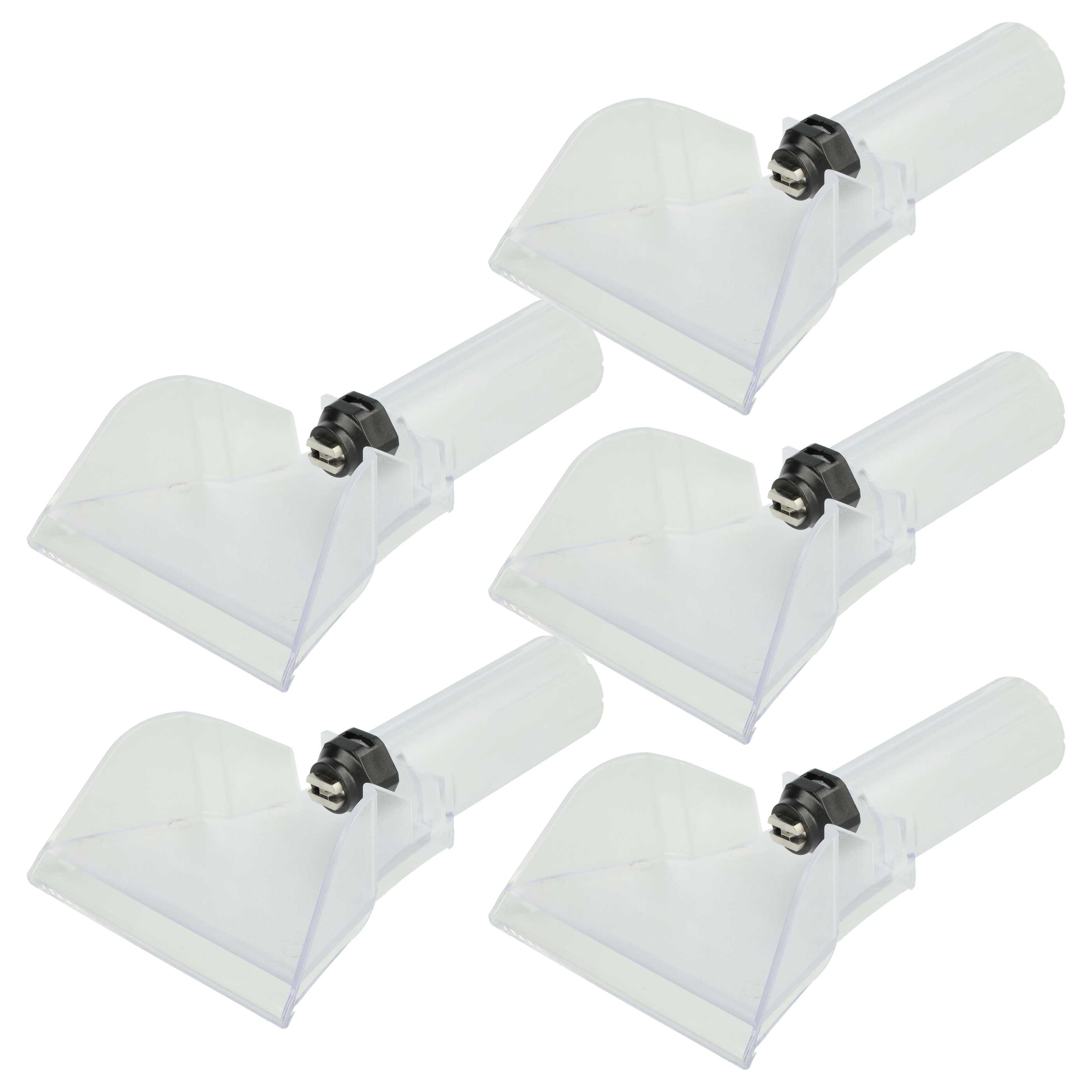 5x Brush suitable for Kärcher Puzzi 10/1 Edition, 10/2 Adv, 8/1 C Wet-Dry Vacuum replaces 5.130-019.0