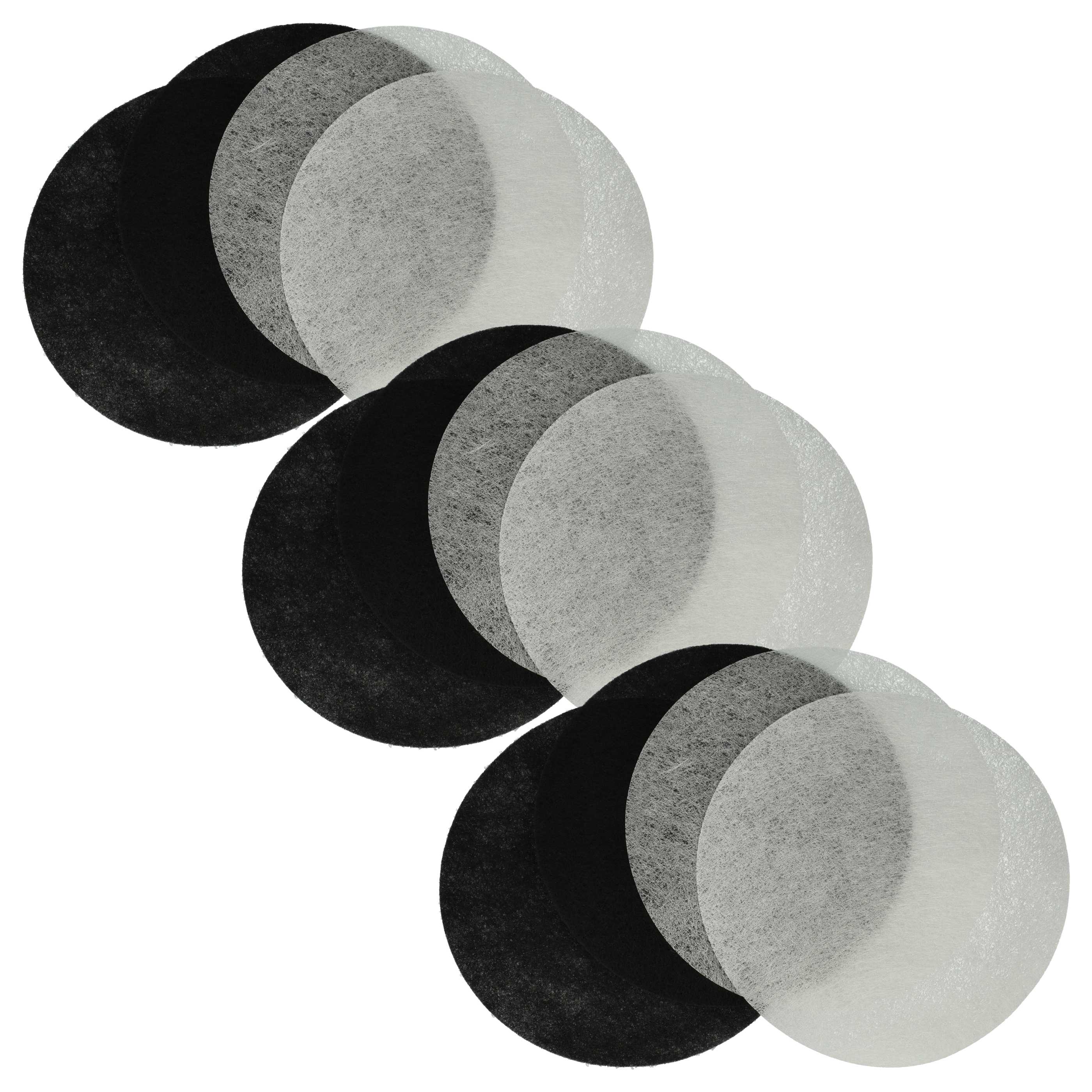 6x filtre à charbon actif, 6x filtre à graisses remplace Moulinex AD-5 pour friteuse 
