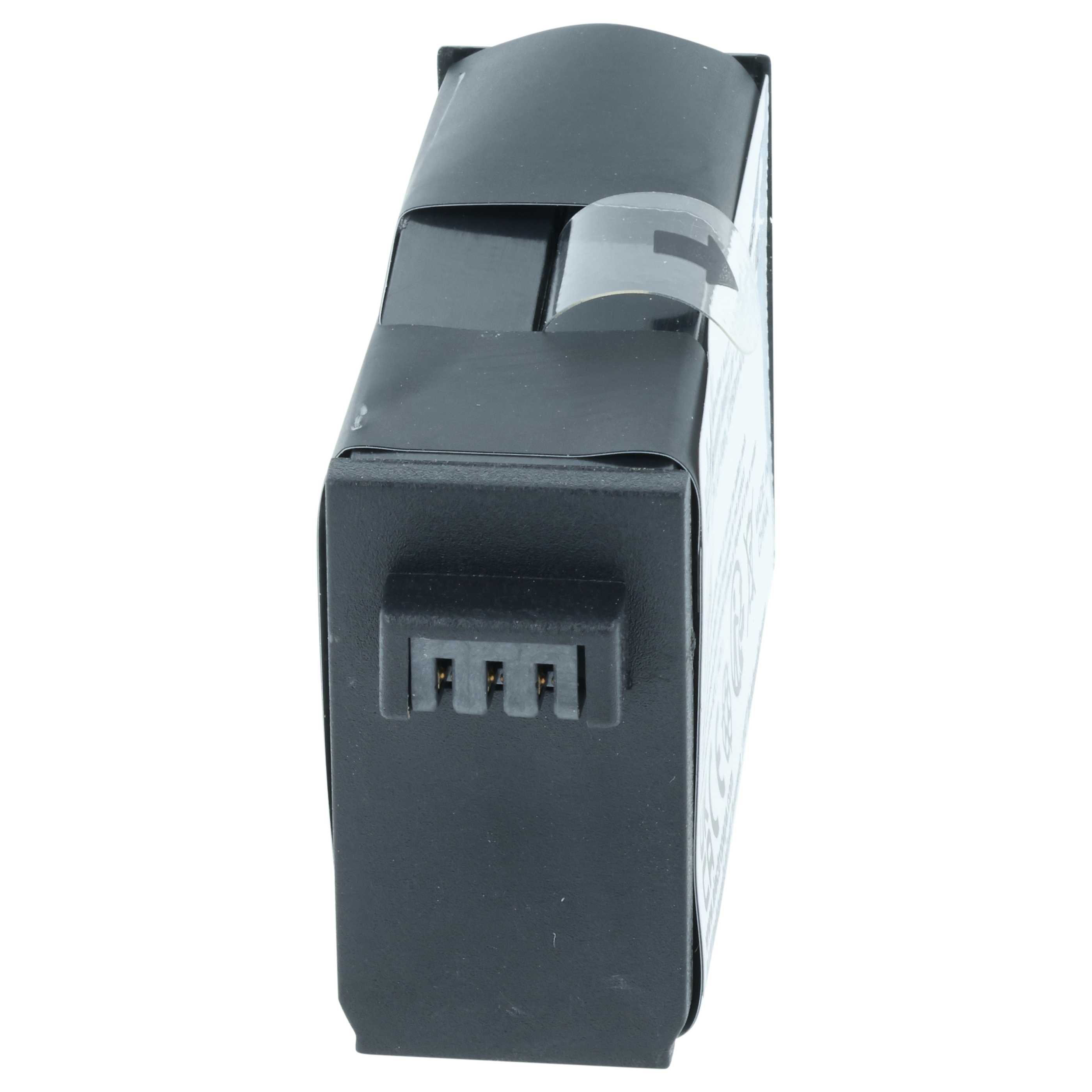 Videocamera 2x Battery replaces Garmin 010-12521-40, 360-00106-00 - 1250 mAh 3.8 V Li-Ion
