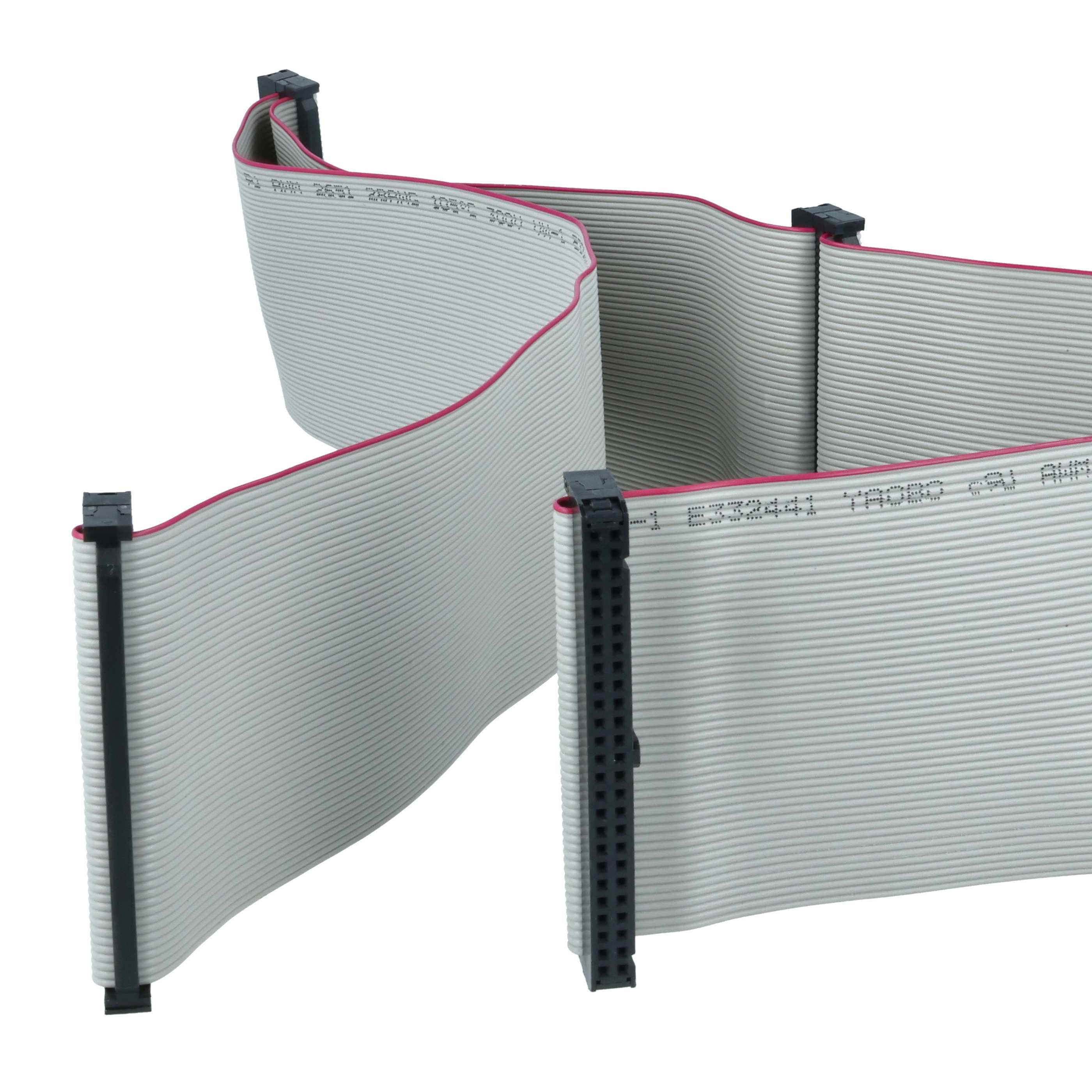 SCSI Flat Ribbon Cable for Indoor Installation of 5 SCSI Devices - 50 Pin, 75 cm