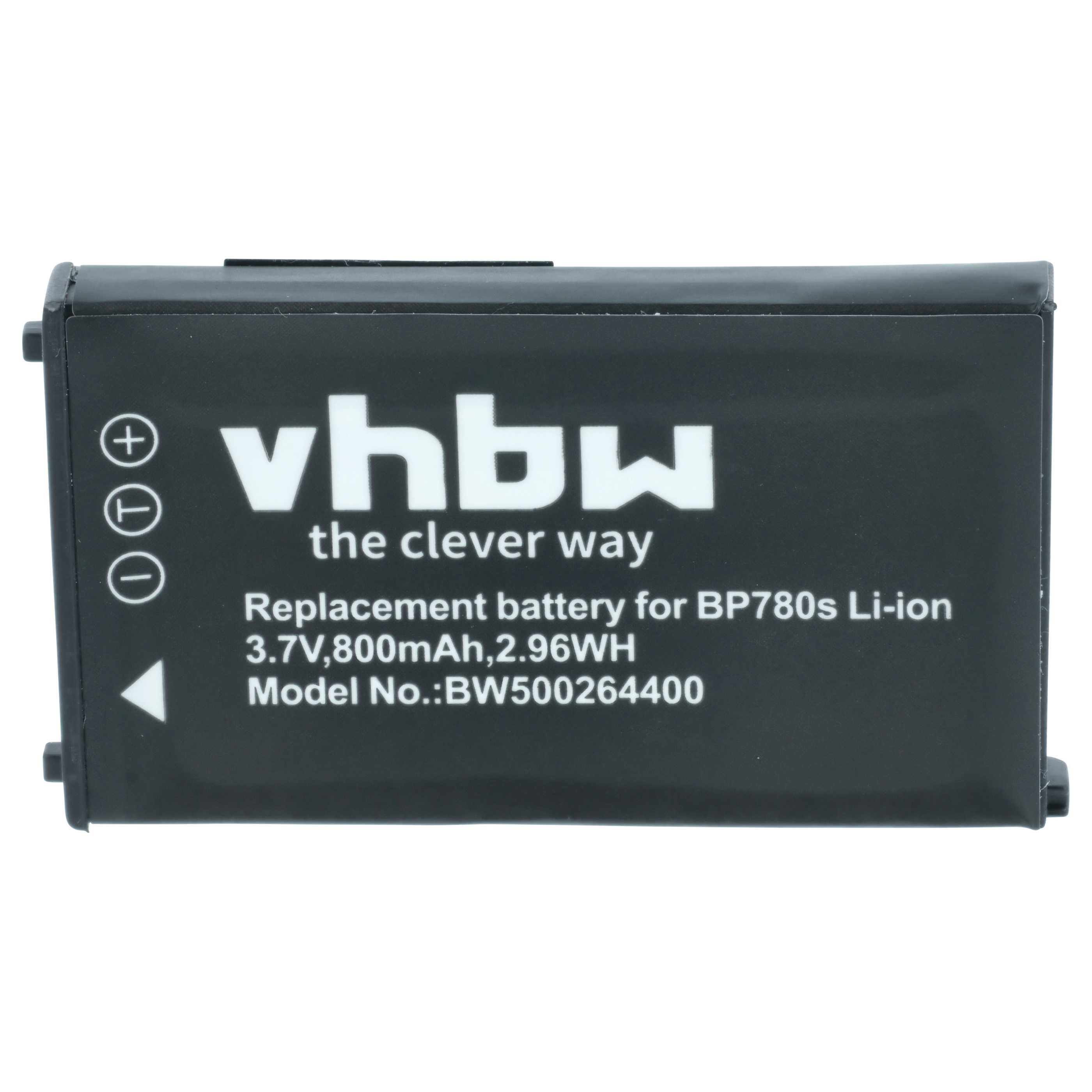 3x Battery replaces Kyocera BP780s - 700mAh, 3.7V, Li-Ion