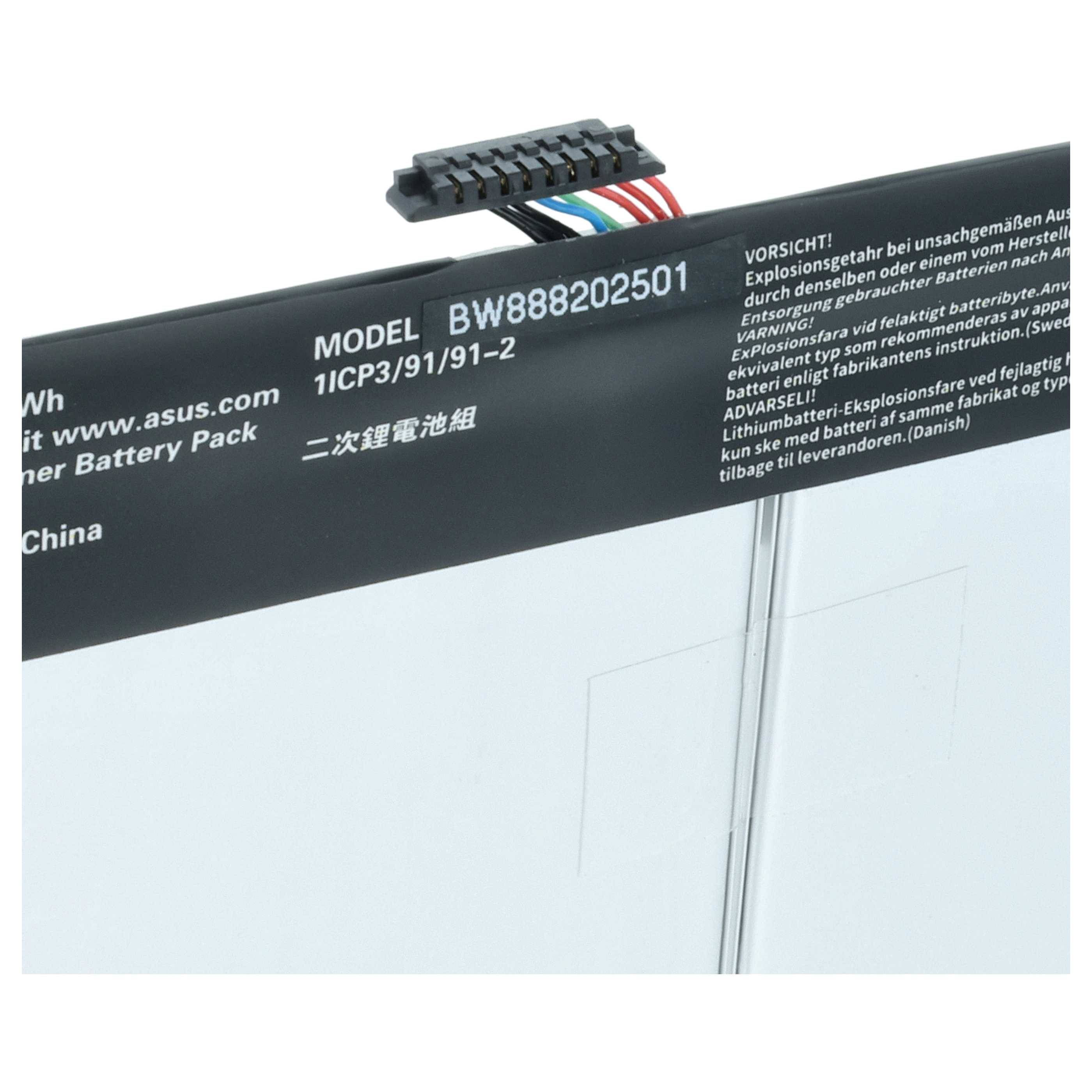Batteria per tablet sostituisce Asus 0B200-02120000, 0B200-02120100, AD2068520 - 8200mAh 3,85V Li-Poly