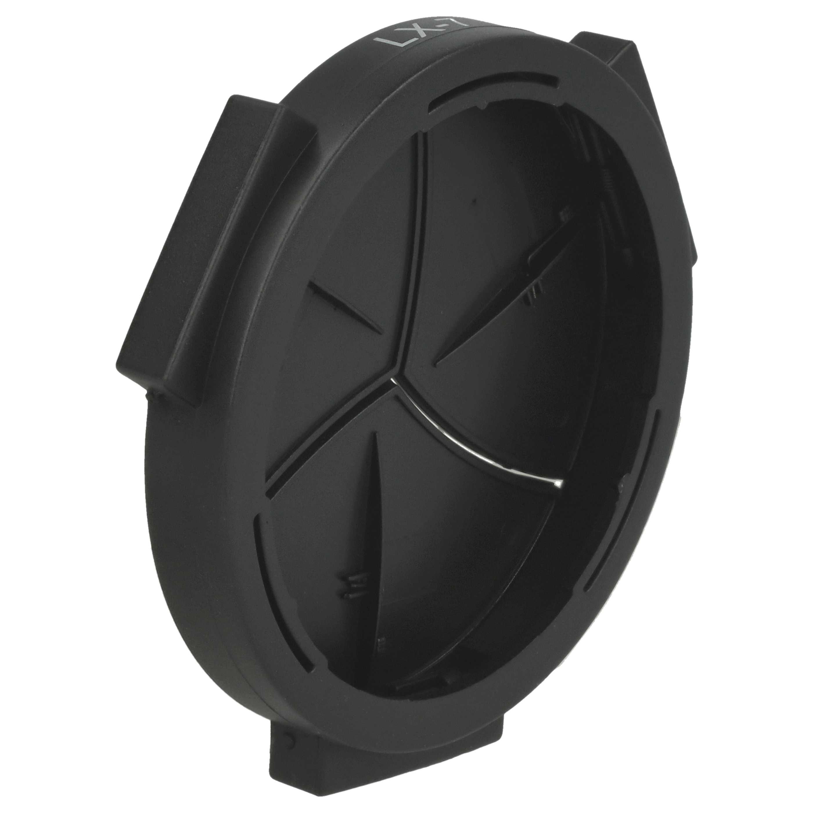 Copriobiettivo per Leica, Panasonic Lumix - plastica, nero