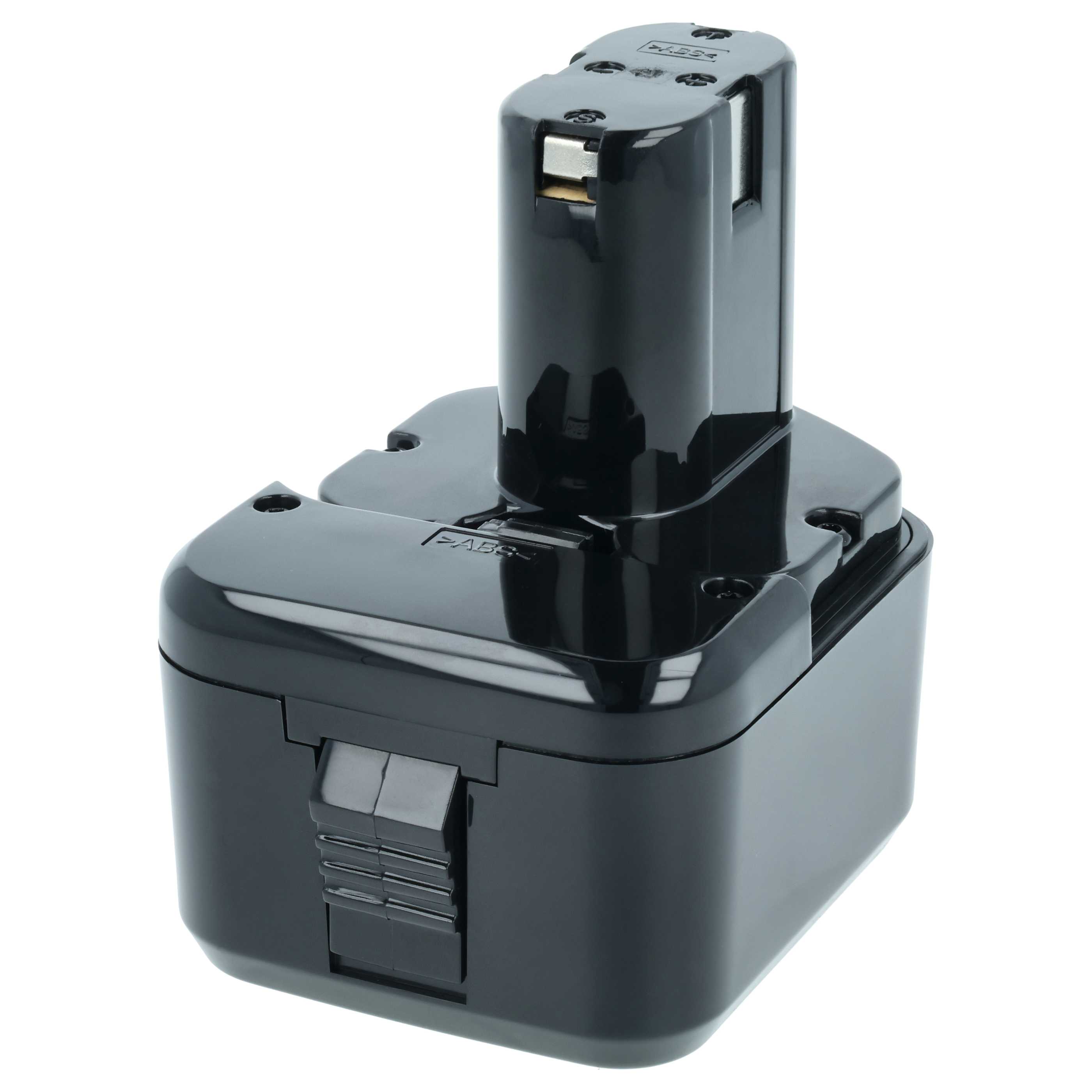 3x Battery replaces Hitachi 320608, 320606, 320388, 320387, 320386 Electric Power Tool - 2100 mAh, 12 V, NiMH