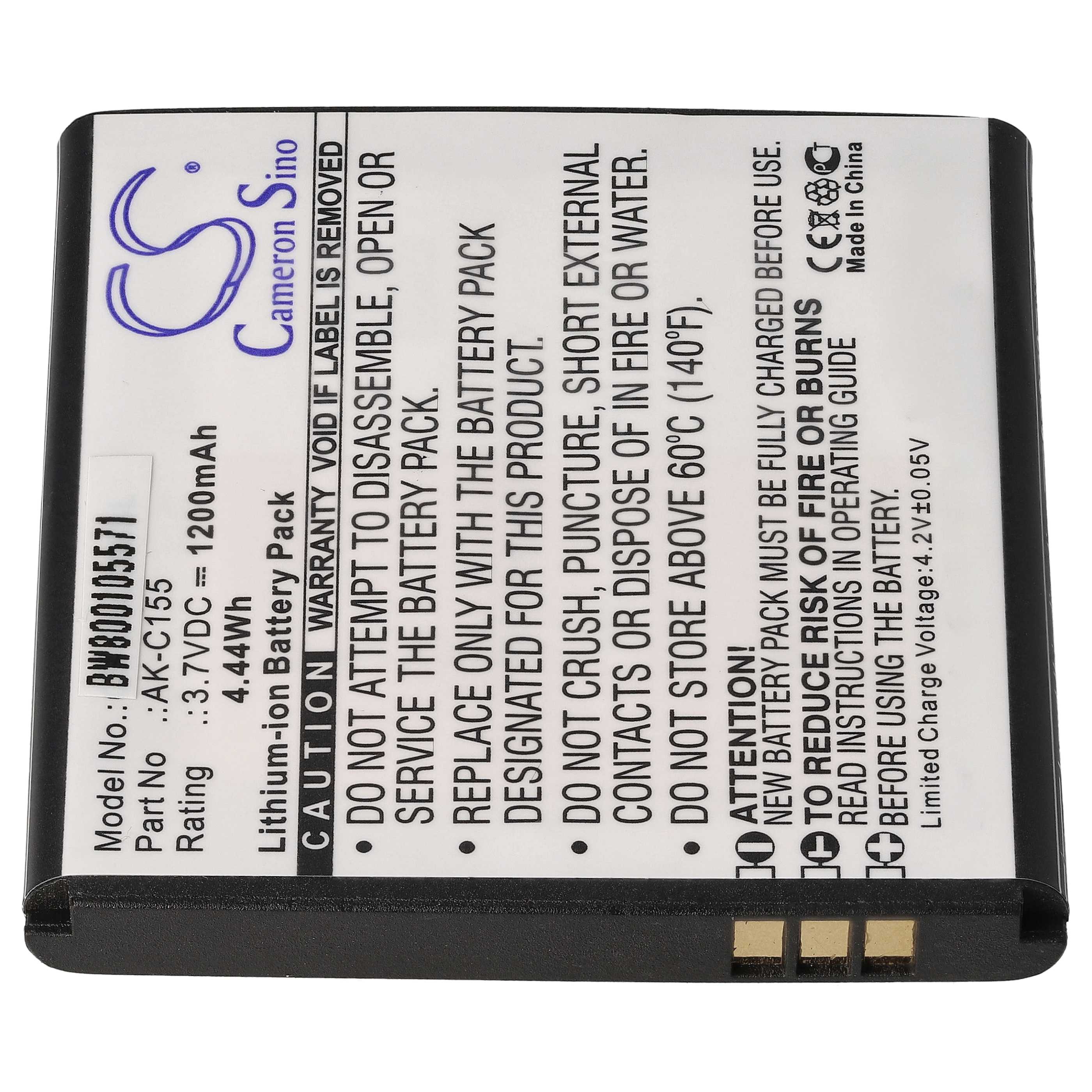 Akumulator do telefonu smartfona zamiennik Emporia AK-C155 - 1200 mAh 3,7 V Li-Ion