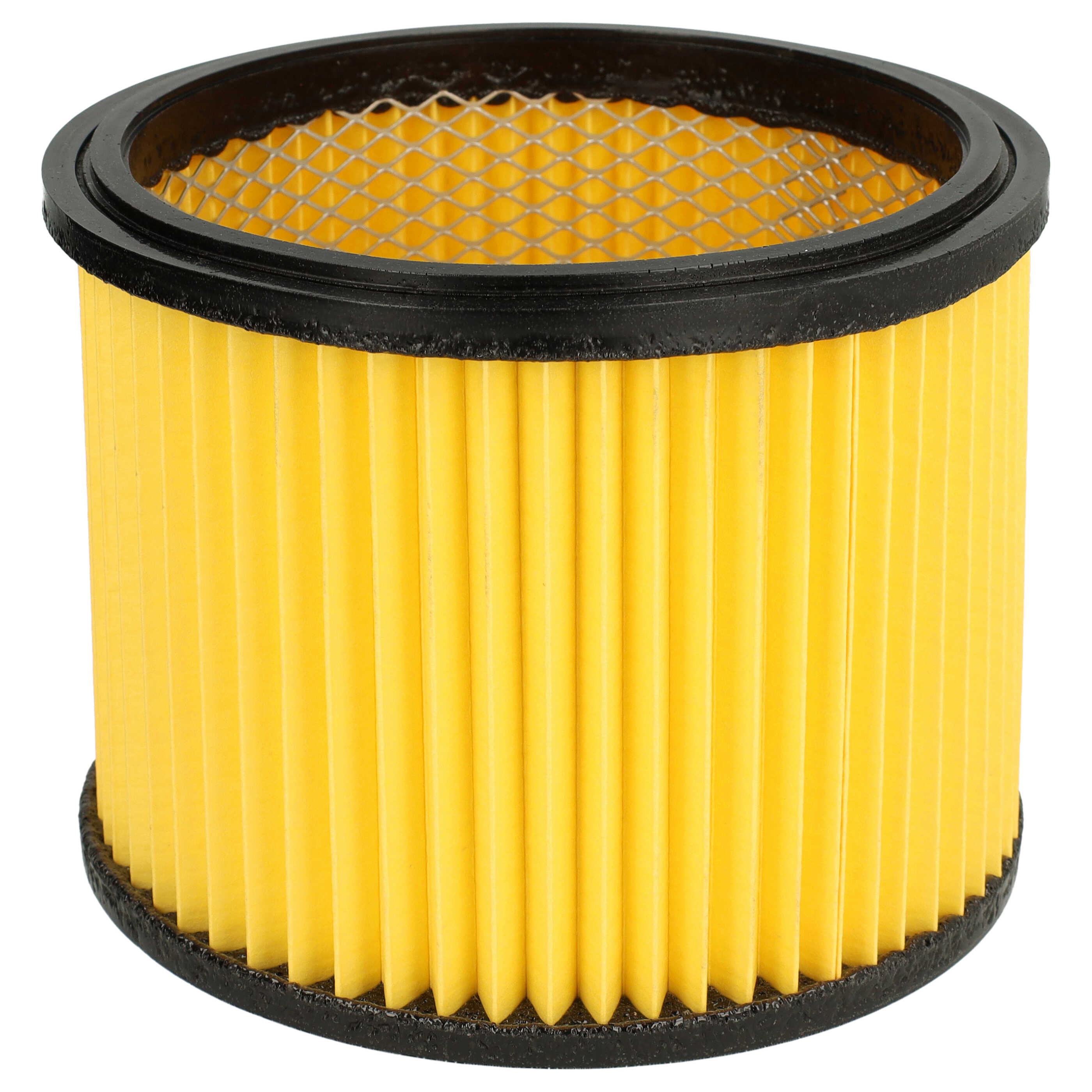 5x Filtercartridge filter replaces Einhell 23.421.75, 23.421.67 for Ozito Vacuum Cleaner, black / yellow