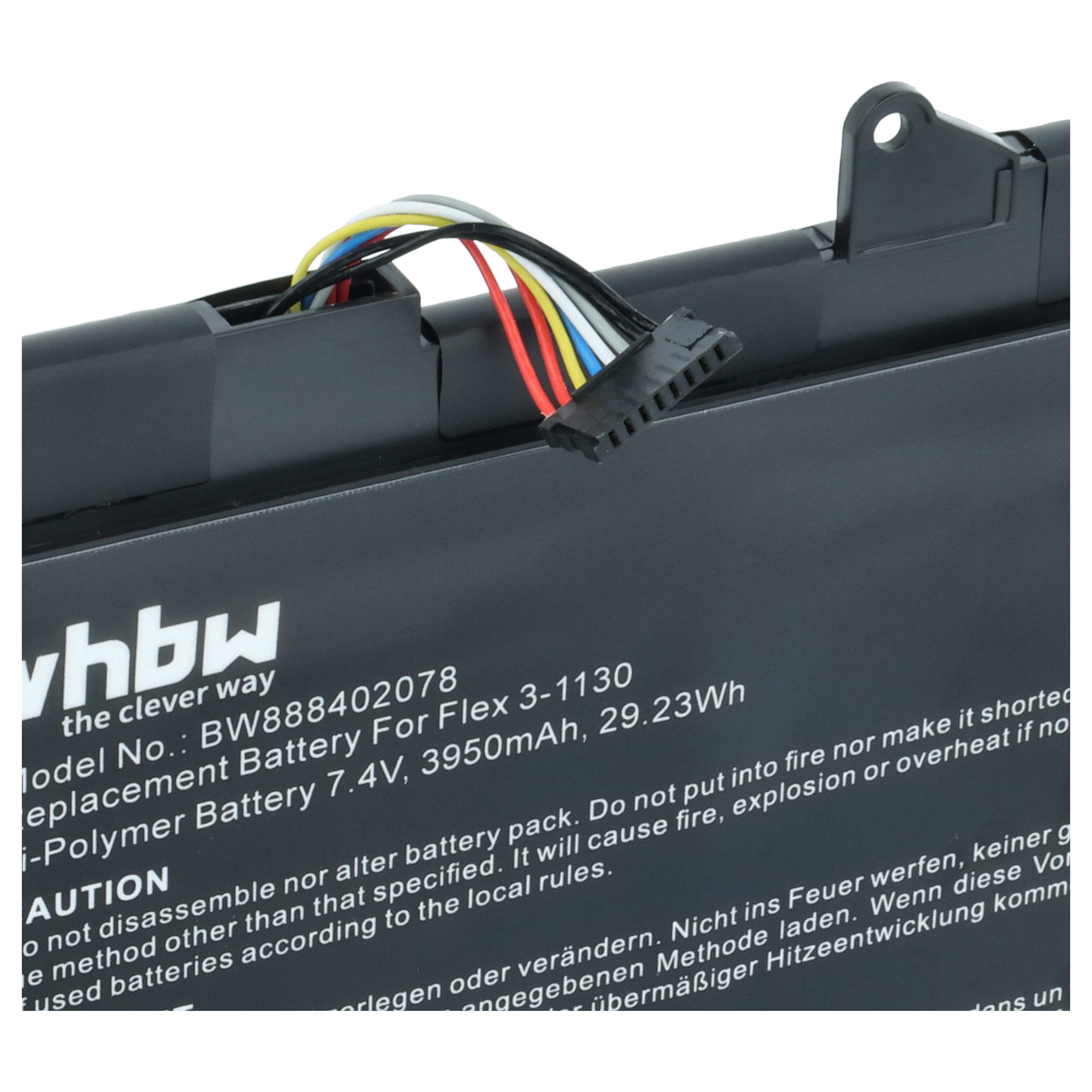 Akumulator do laptopa zamiennik Lenovo 5B10K10168, 5B10H11758, 5B10H09630, 5B10H09632 - 3950 mAh 7,4 V LiPo
