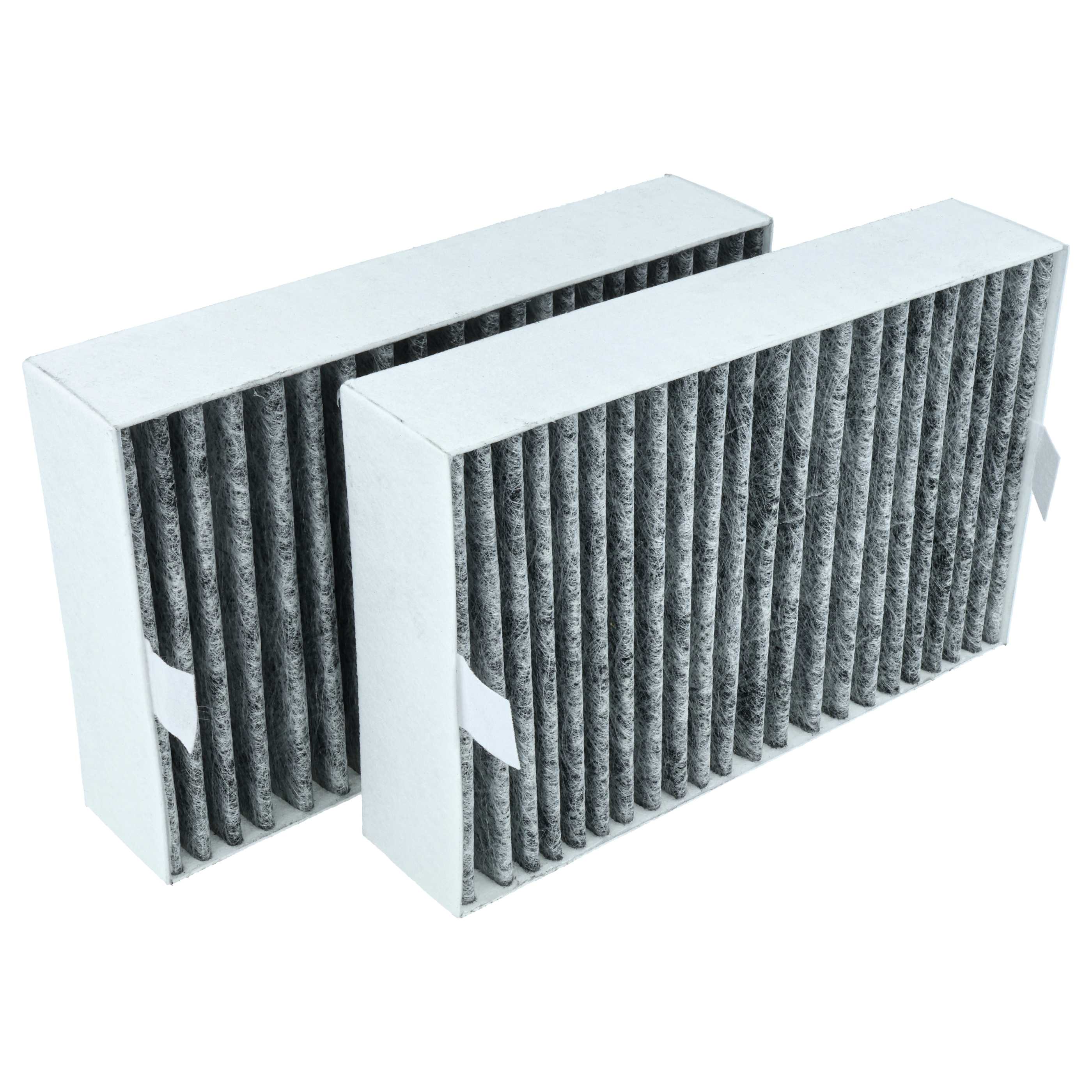 2x Aktivkohlefilter als Ersatz für Miele 28996433EU1, 11793450, DKF 31-P Dunstabzugshaube