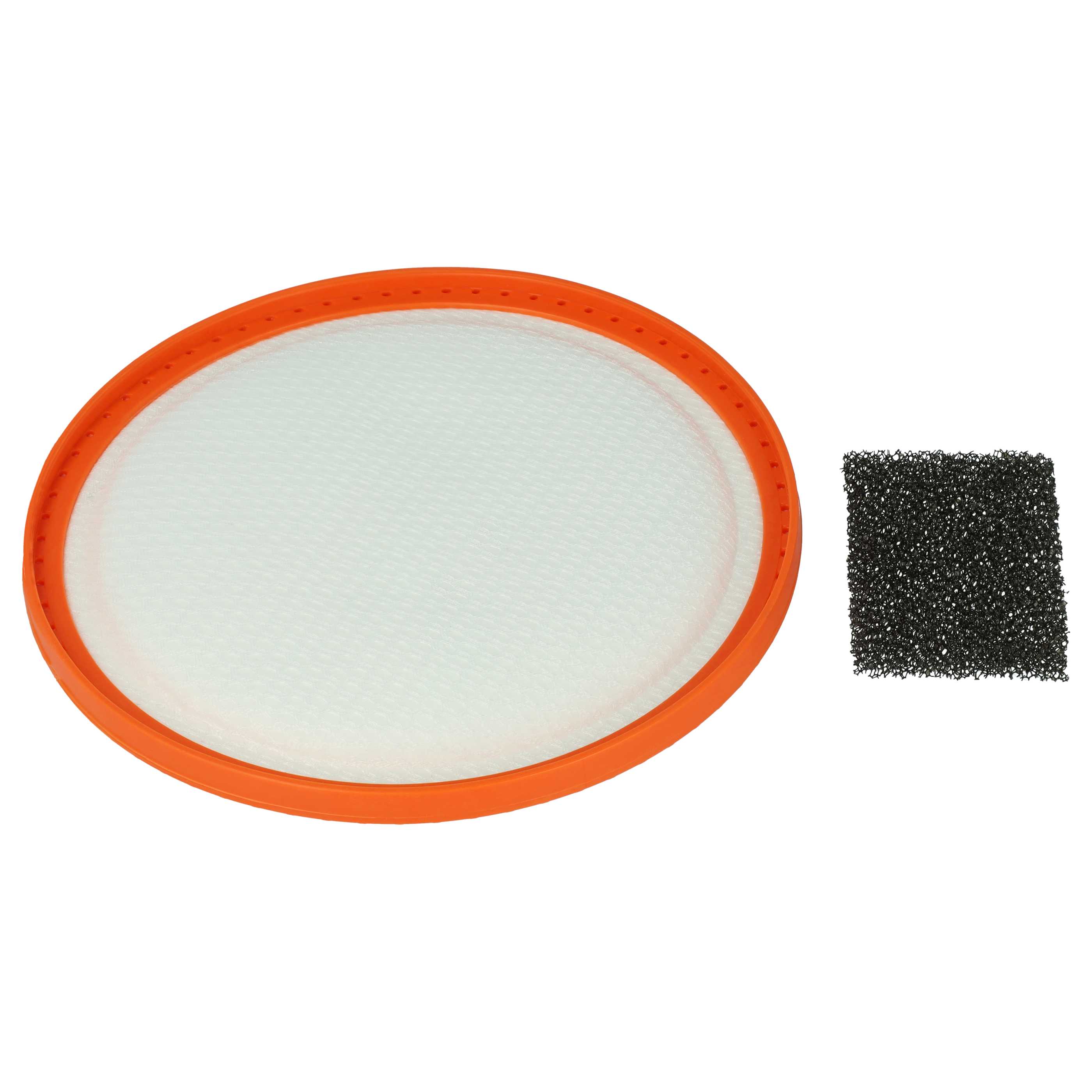 2x Filter Set replaces Dirt Devil 2288002 for Dirt Devil Vacuum Cleaner - Vacuum Cleaner Filter Set