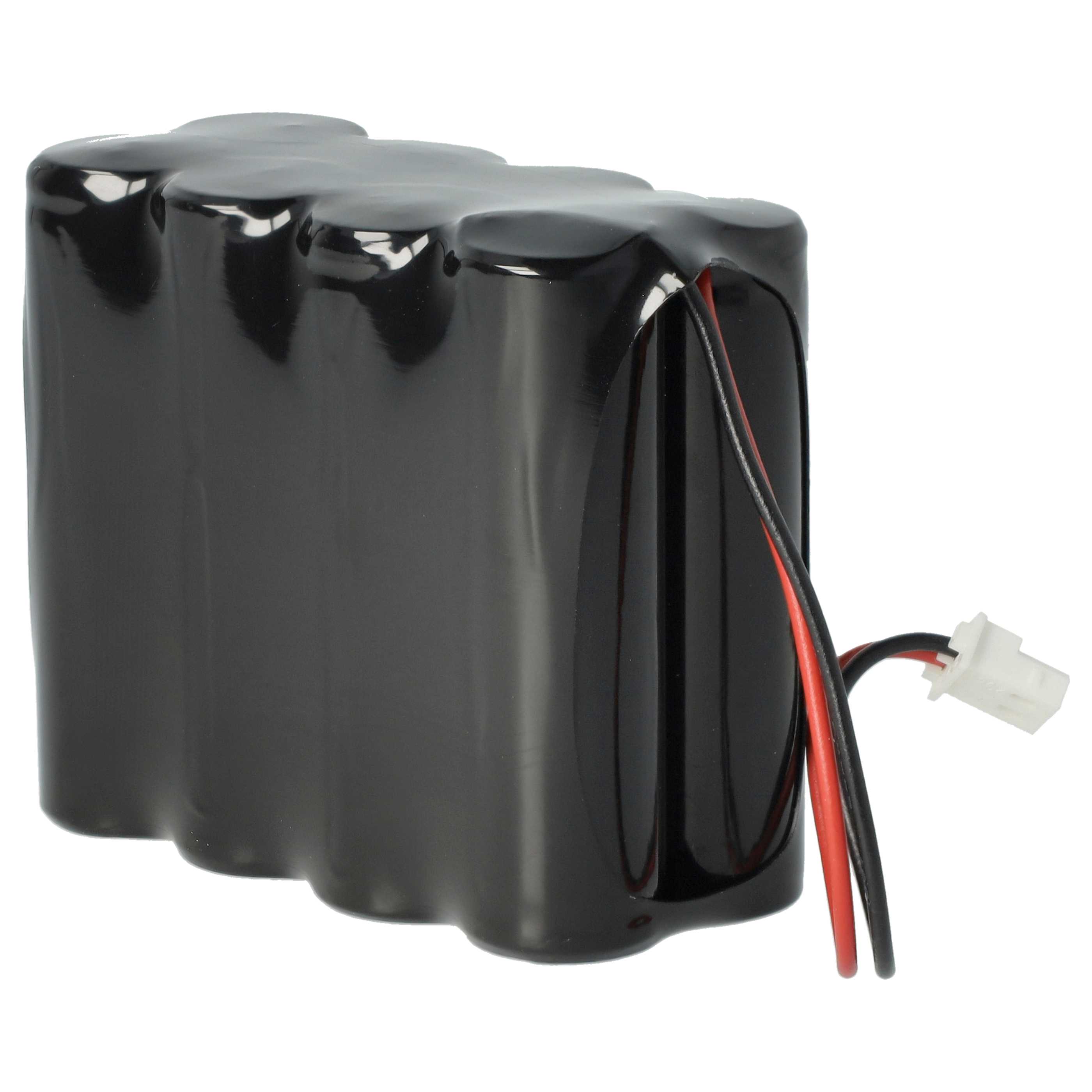 Alarm System Battery replaces Visonic GP220AAH8YMX, 0-9912-L - 2000 mAh 9.6 V NiMH