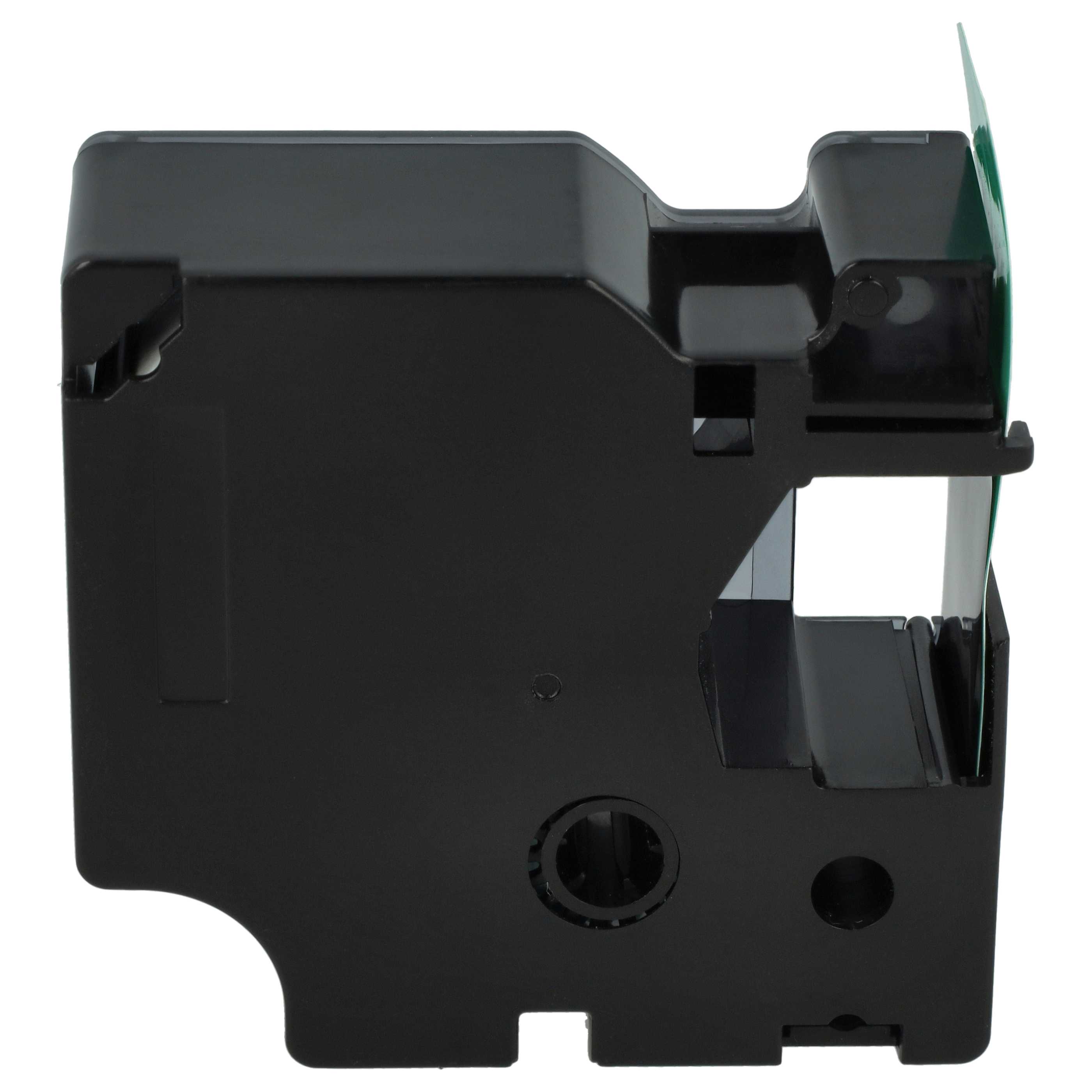 Label Tape replaces Dymo D1, 53719 - 24 mm Black to Green