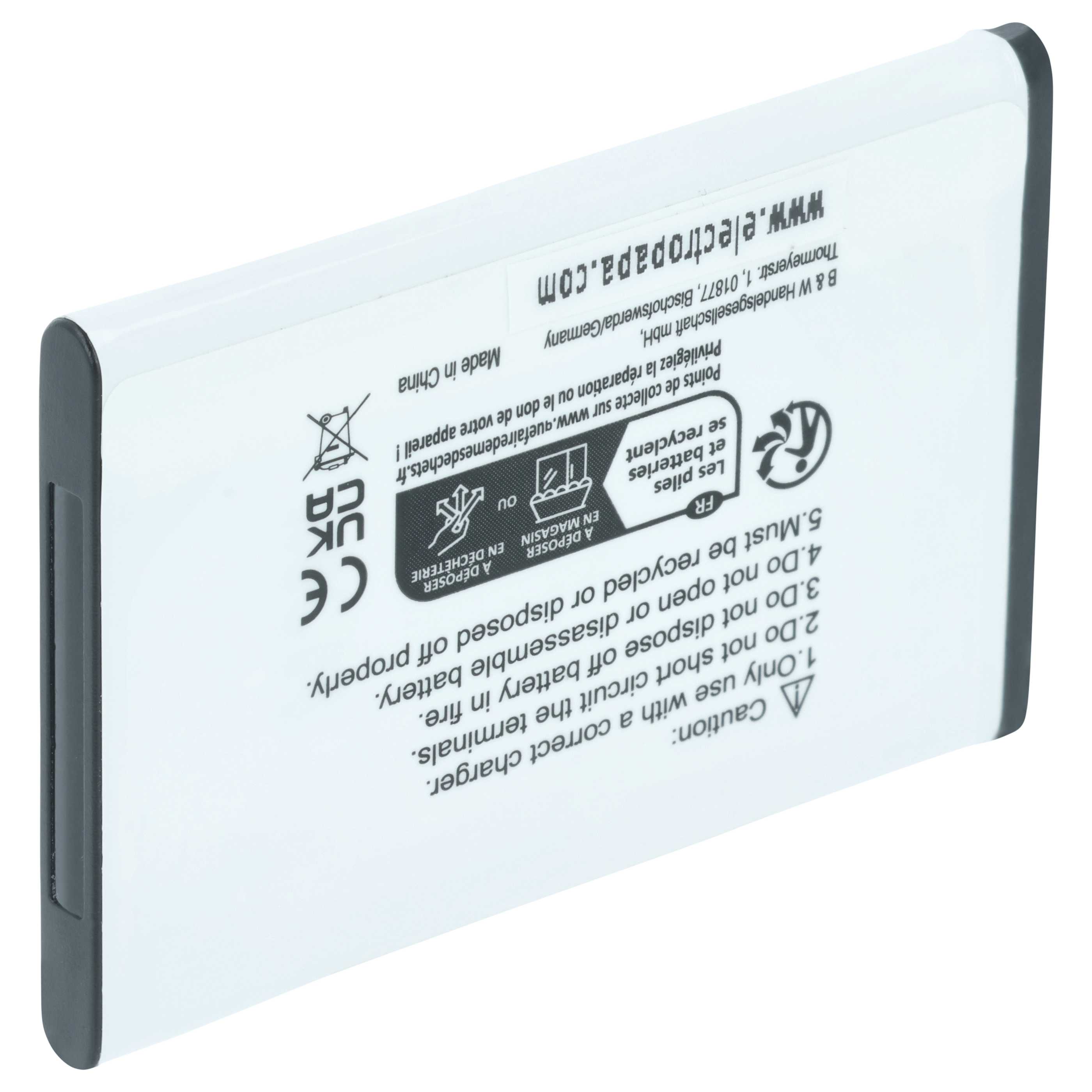 Akumulator do telefonu smartfona zamiennik Samsung AB463651BABSTD, AB463651BA - 1050 mAh 3,7 V Li-Ion