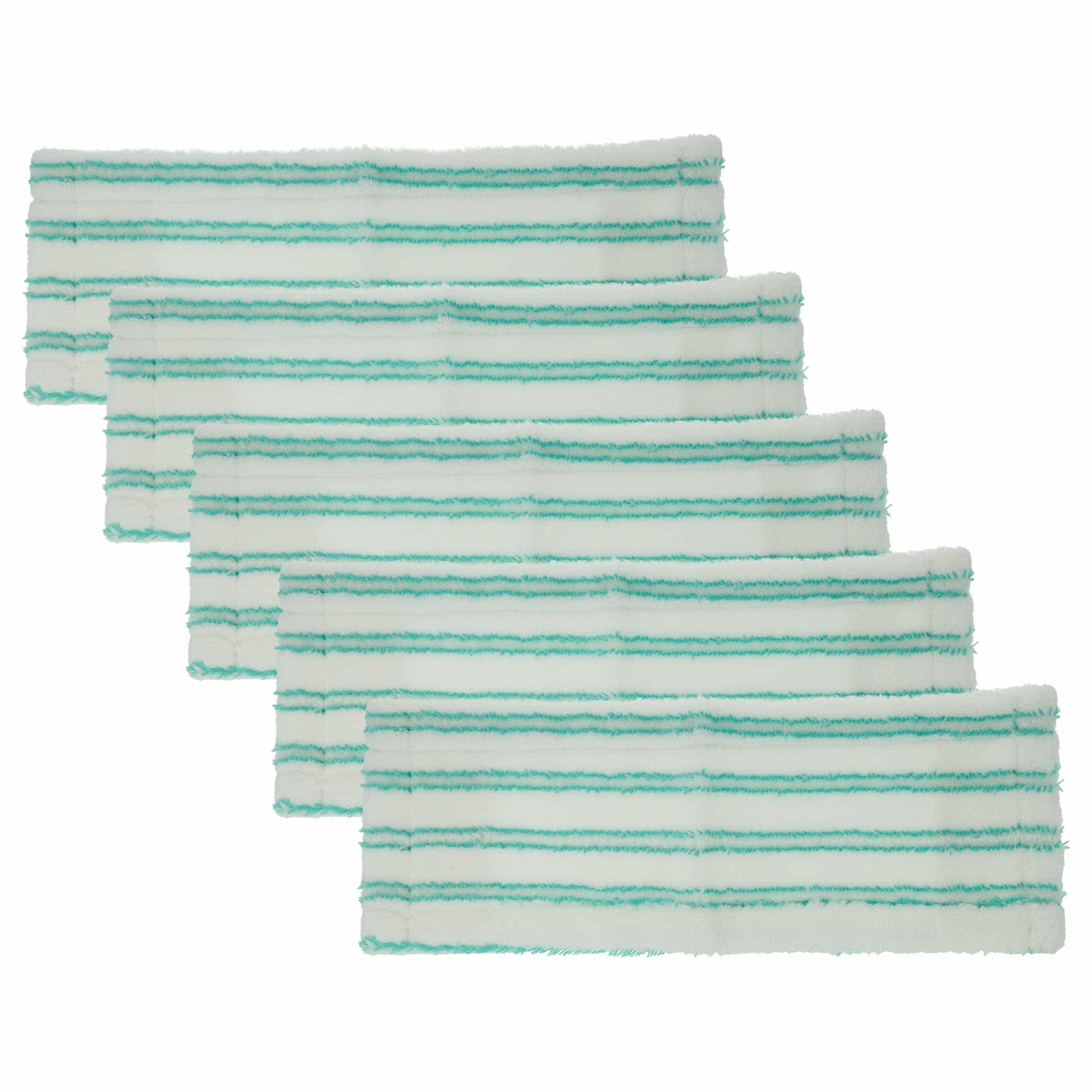 5x Cleaning Cloth replaces Leifheit 57501-2 for Leifheit Floor Mop - microfibre
