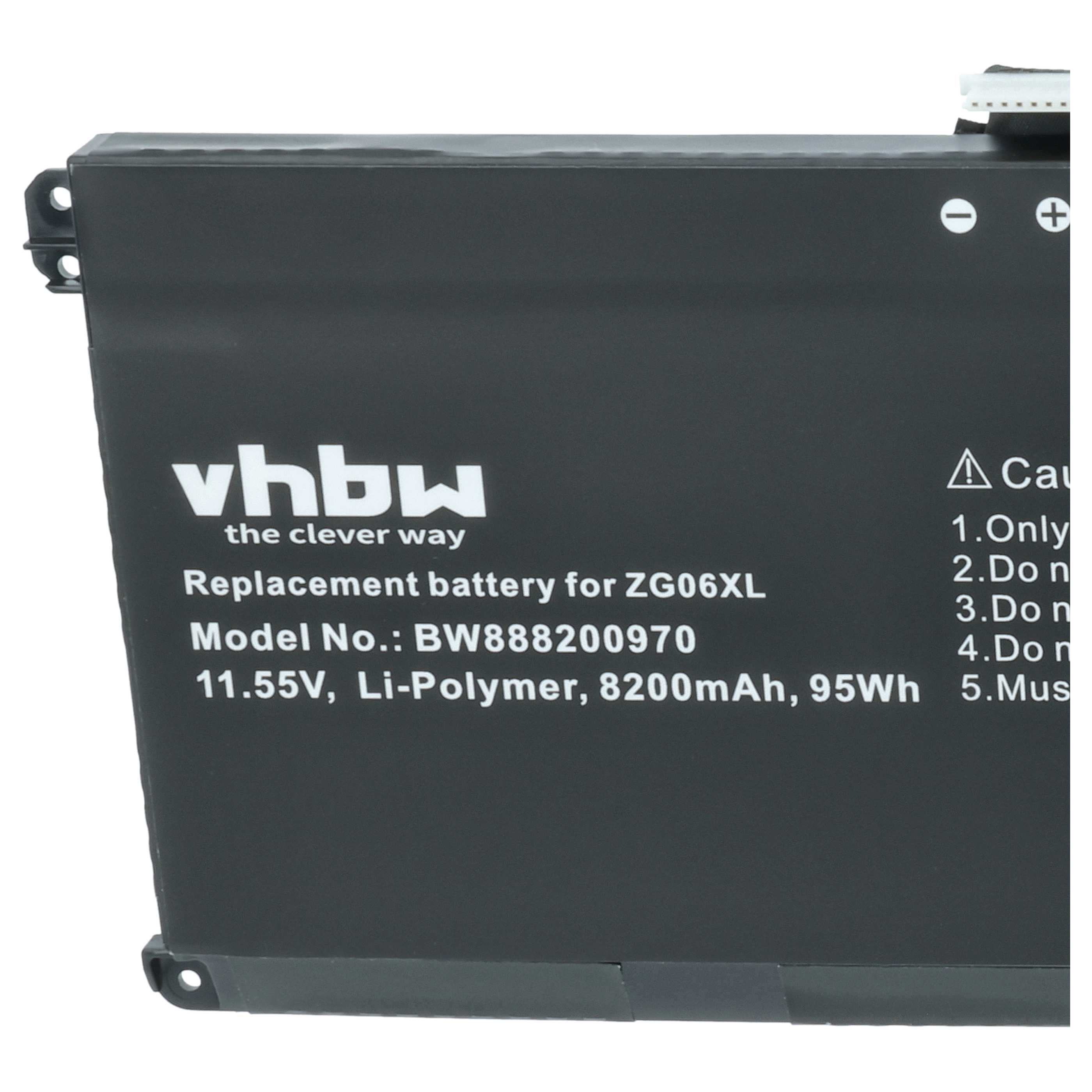Akumulator do laptopa zamiennik HP L07045-855, HSTNN-1B8H, L07351-1C1 - 8200 mAh 11,55 V Li-Ion, czarny