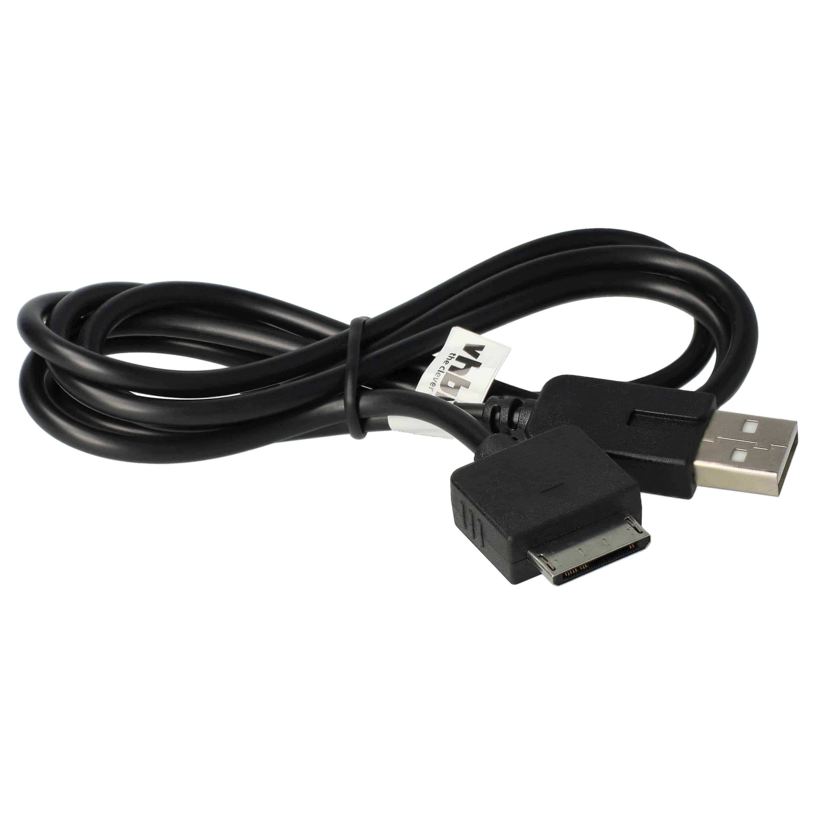 vhbw USB Kabel Spielekonsole - 2in1 Datenkabel / Ladekabel 1,2m Lang