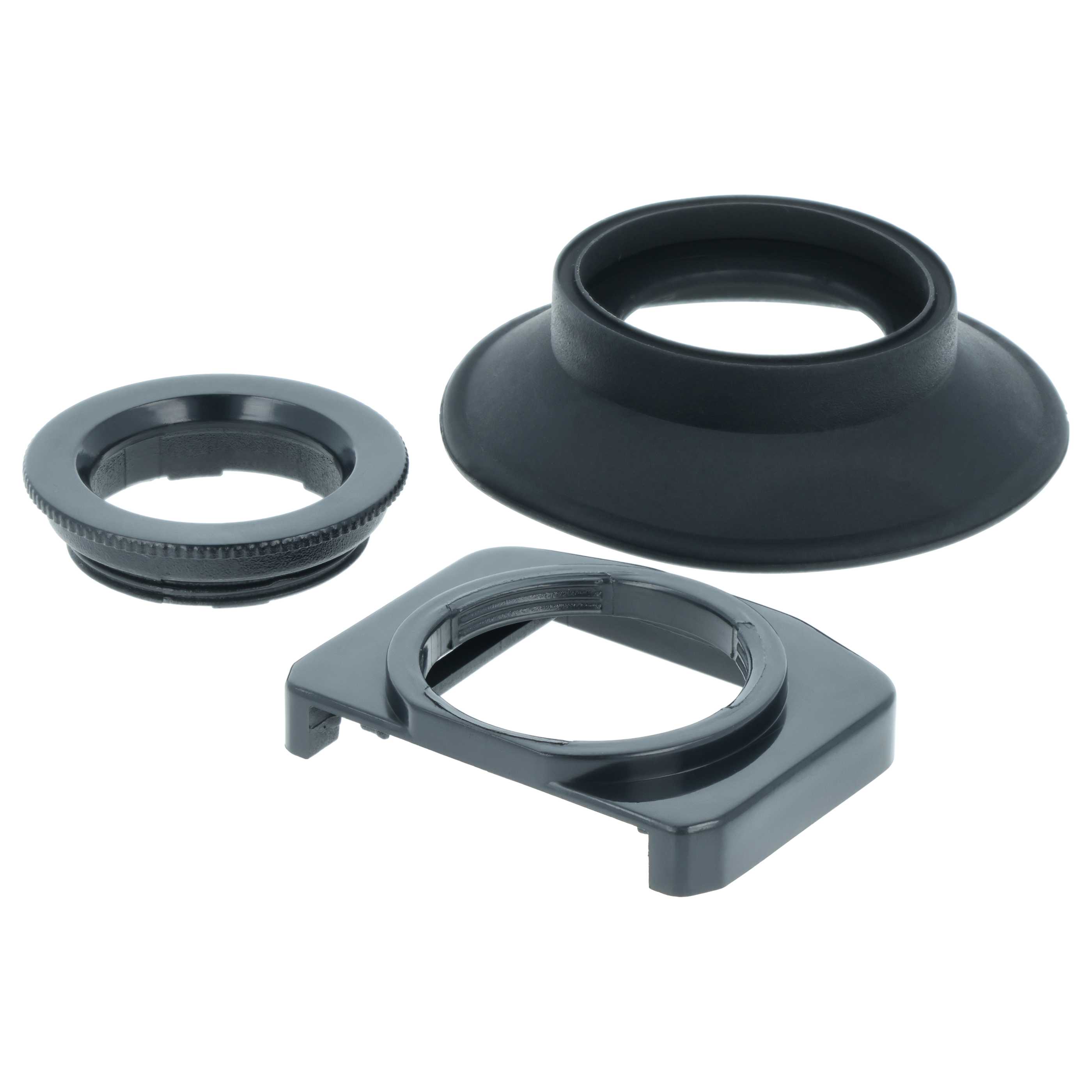 Visor ocular reemplaza Nikon DK-17, DK-19 para cámaras Nikon D810a, etc., plástico, negro
