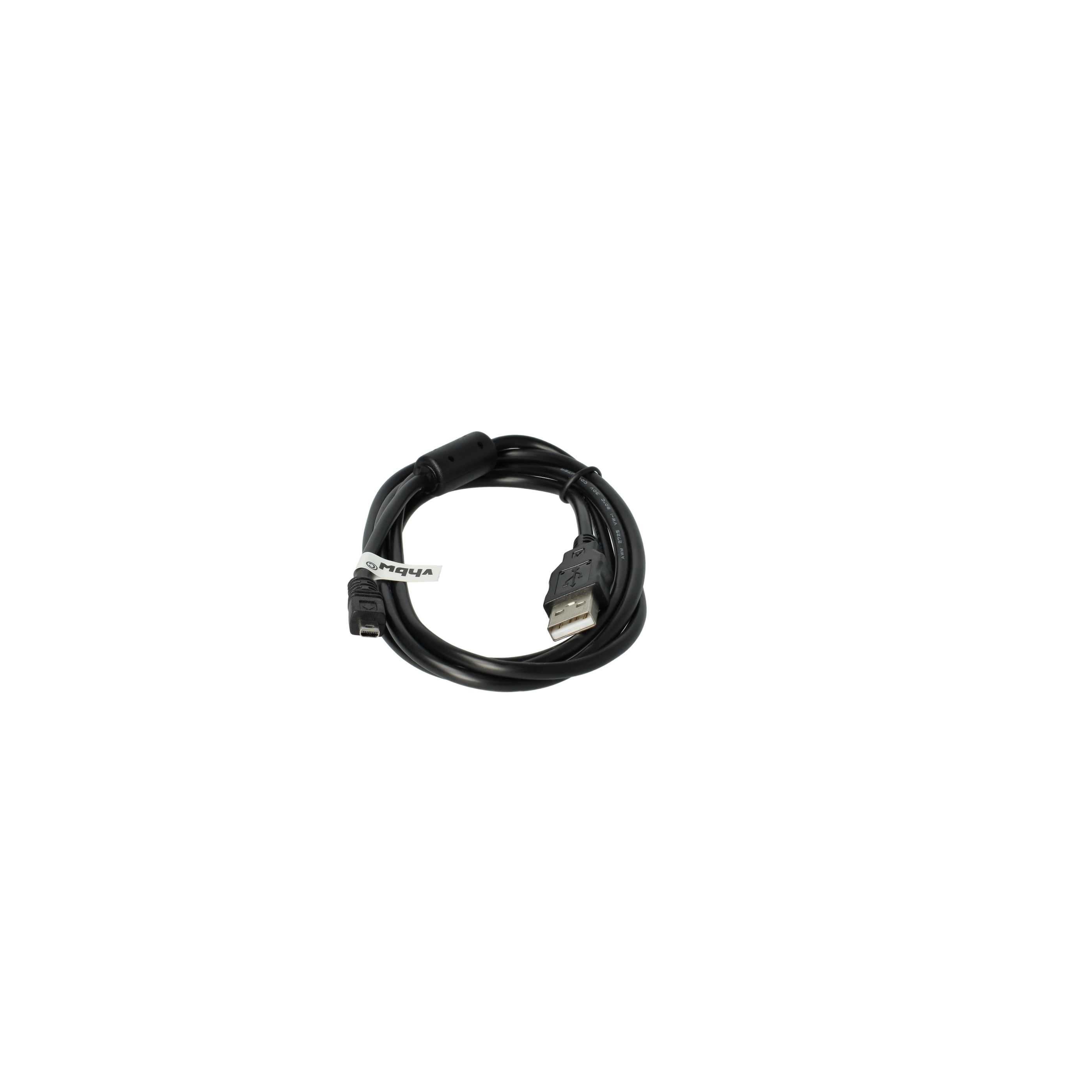 2x USB Data Cable replaces Casio EMC-5U for Fujifilm Camera etc. - 150 cm