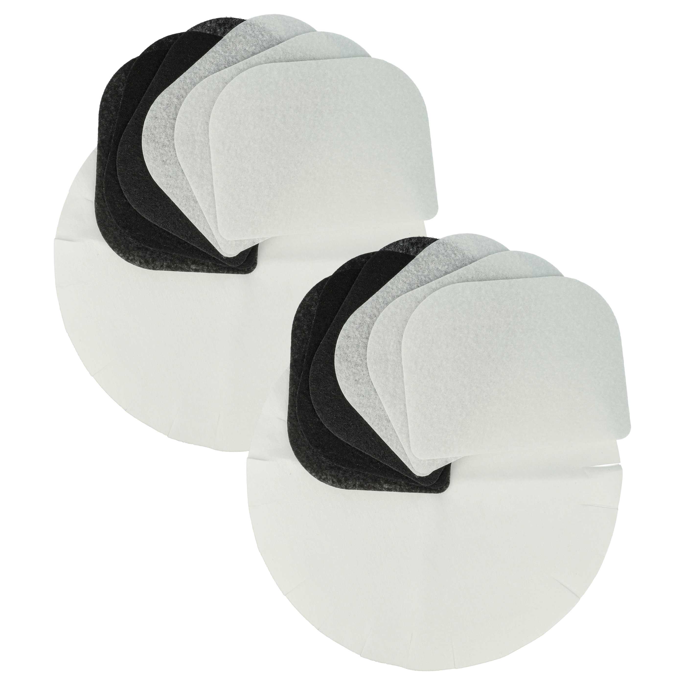 12x Papierfilter, 6x Fettdunstfilter, 6x Aktivkohlefilter als Ersatz für De Longhi 5525101500 Fritteuse